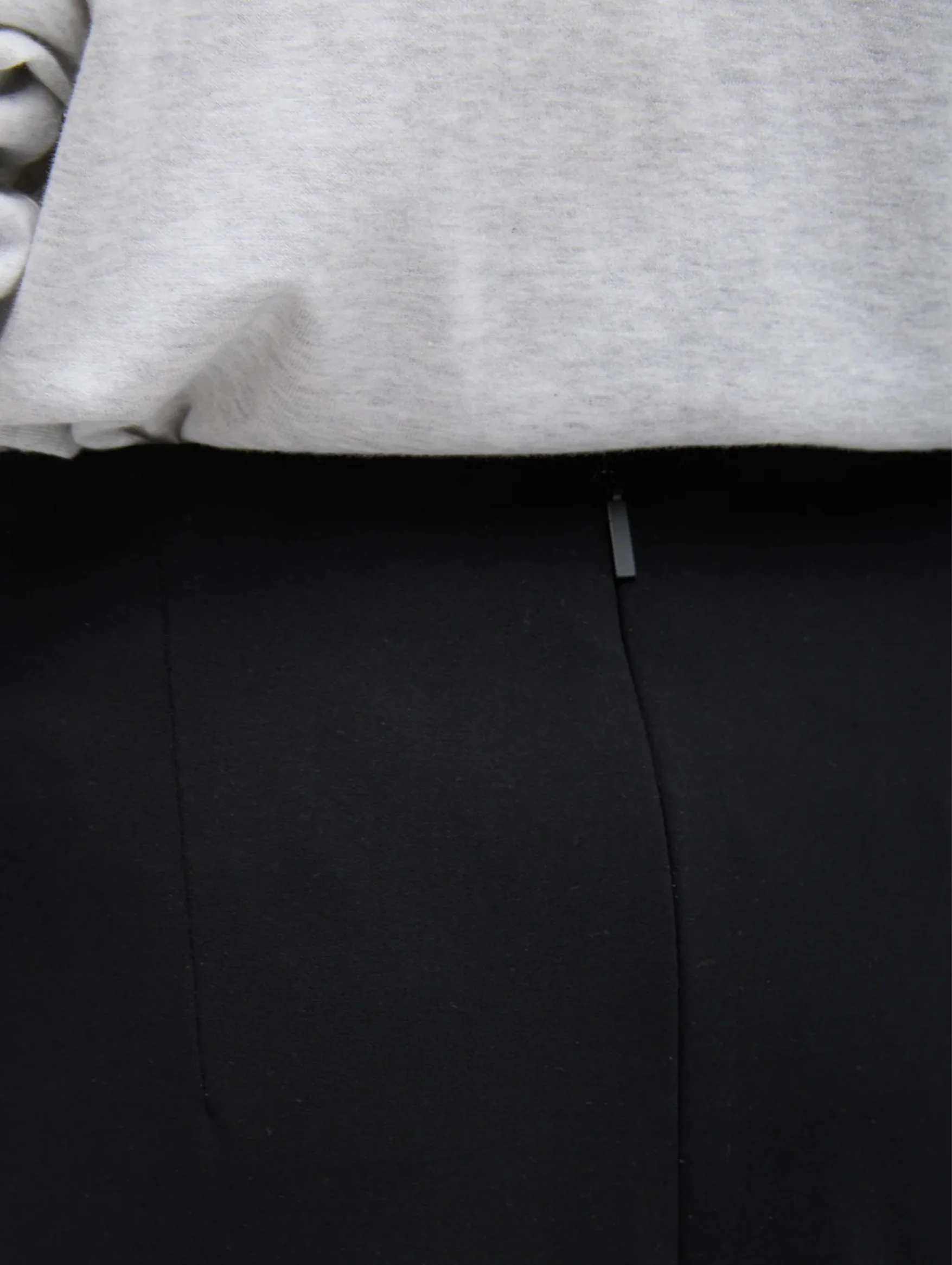 Compact Ultra Stretch Knit Pencil Skirt in Black - Image 3