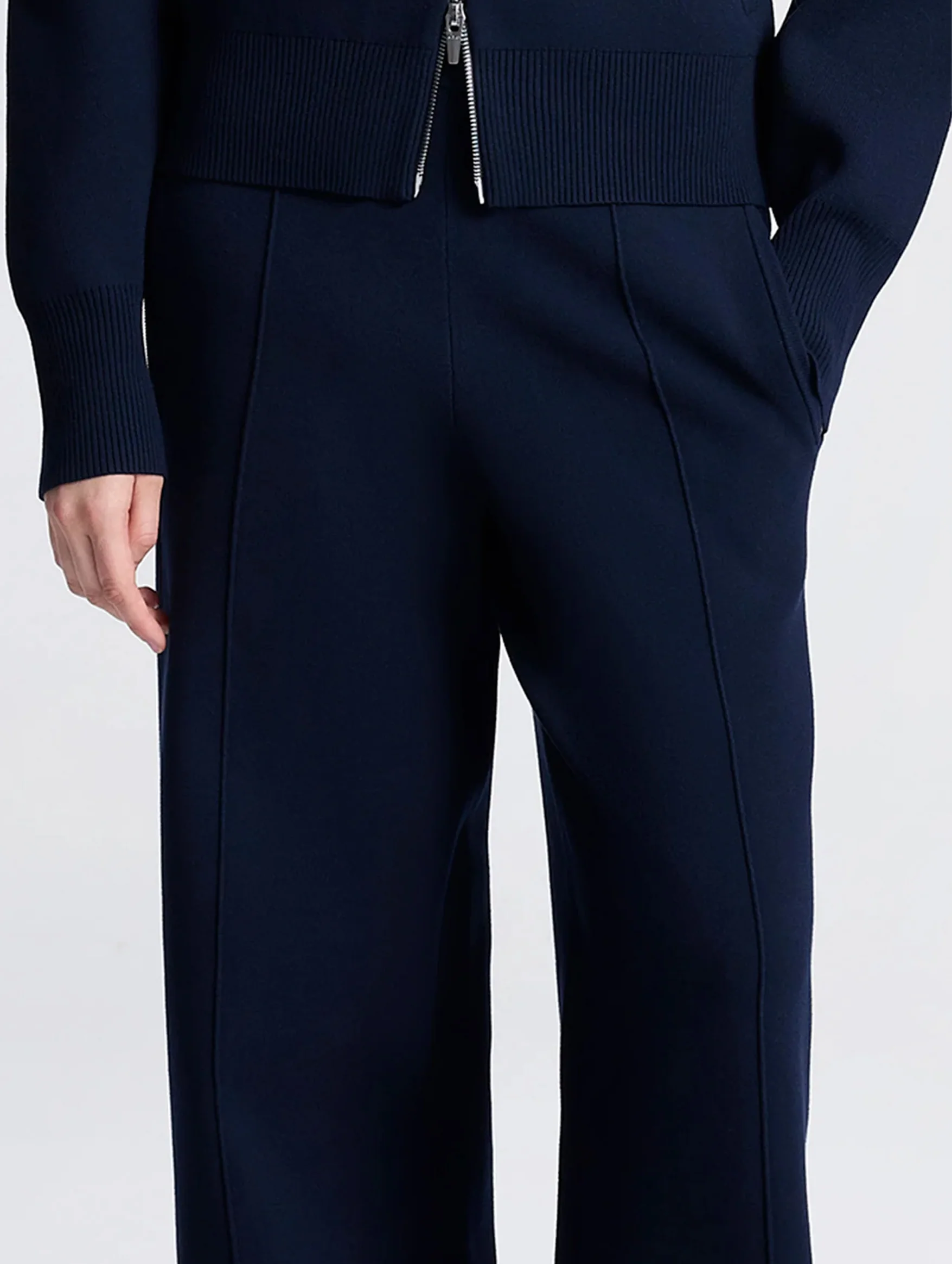 Corey Knit Pant in Navy - Image 3