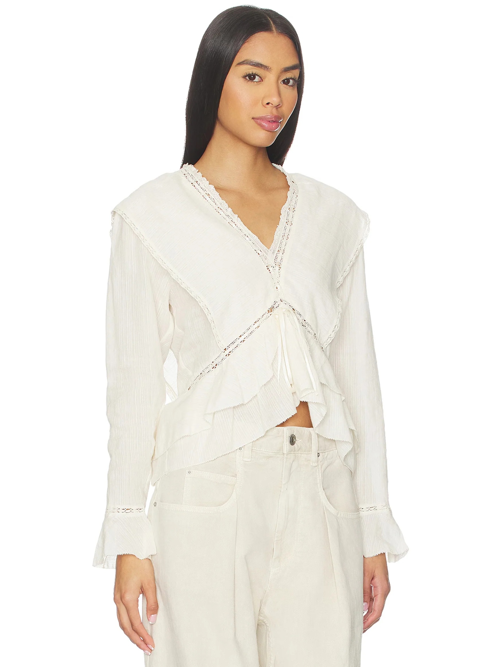 Damienne Top in Ecru - Image 2