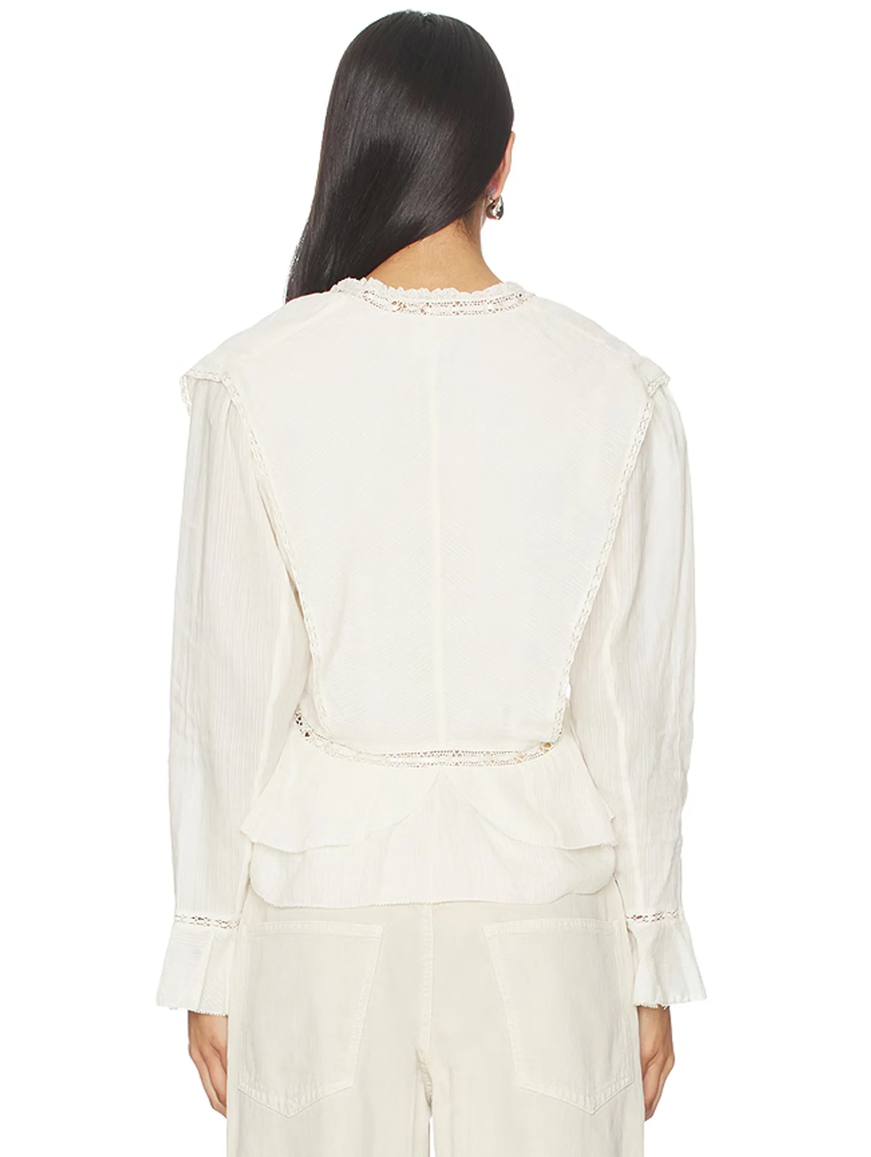 Damienne Top in Ecru - Image 3
