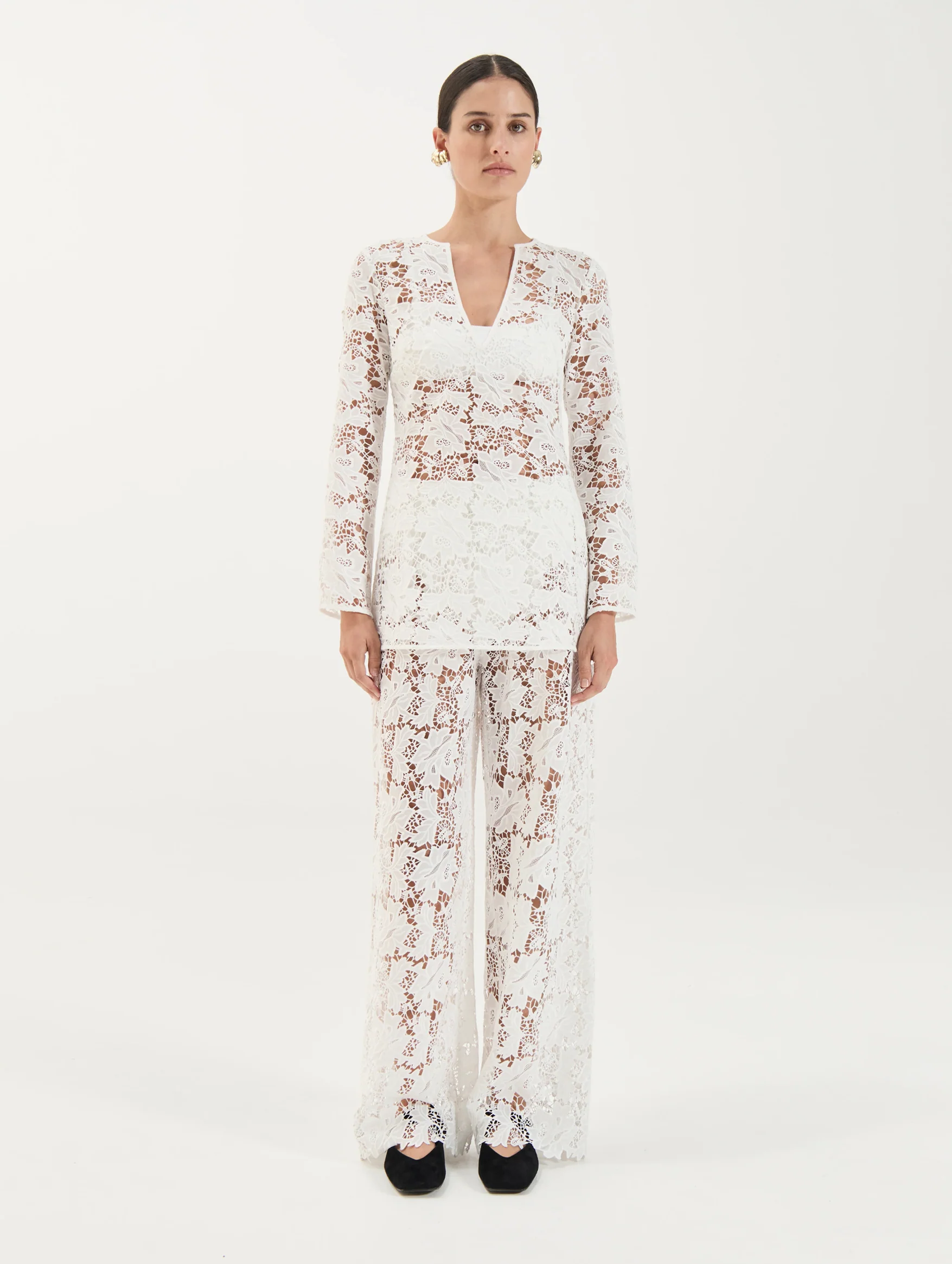 Daphne Tunic in Crochet Lace - Image 3