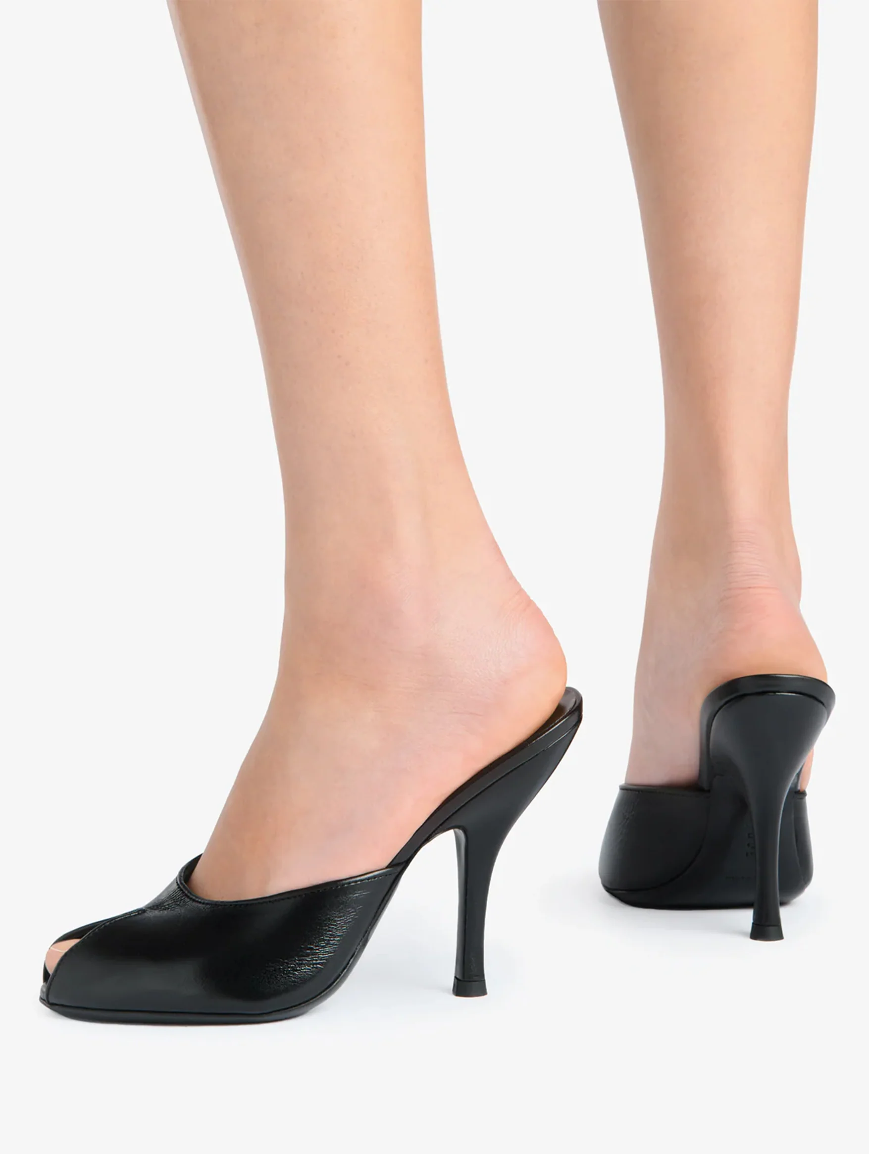 Date Mule in Black Leather - Image 3