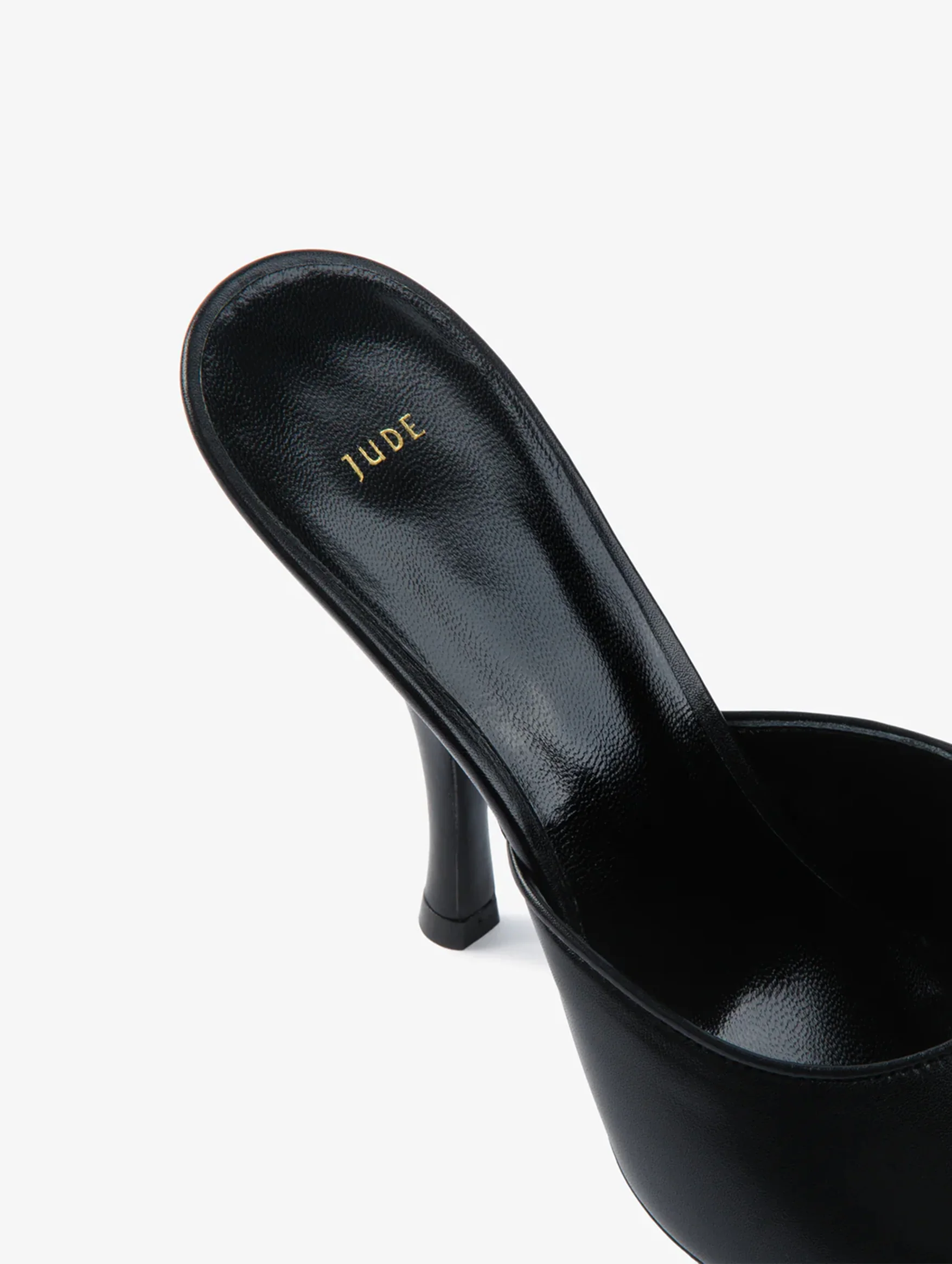 Date Mule in Black Leather - Image 5