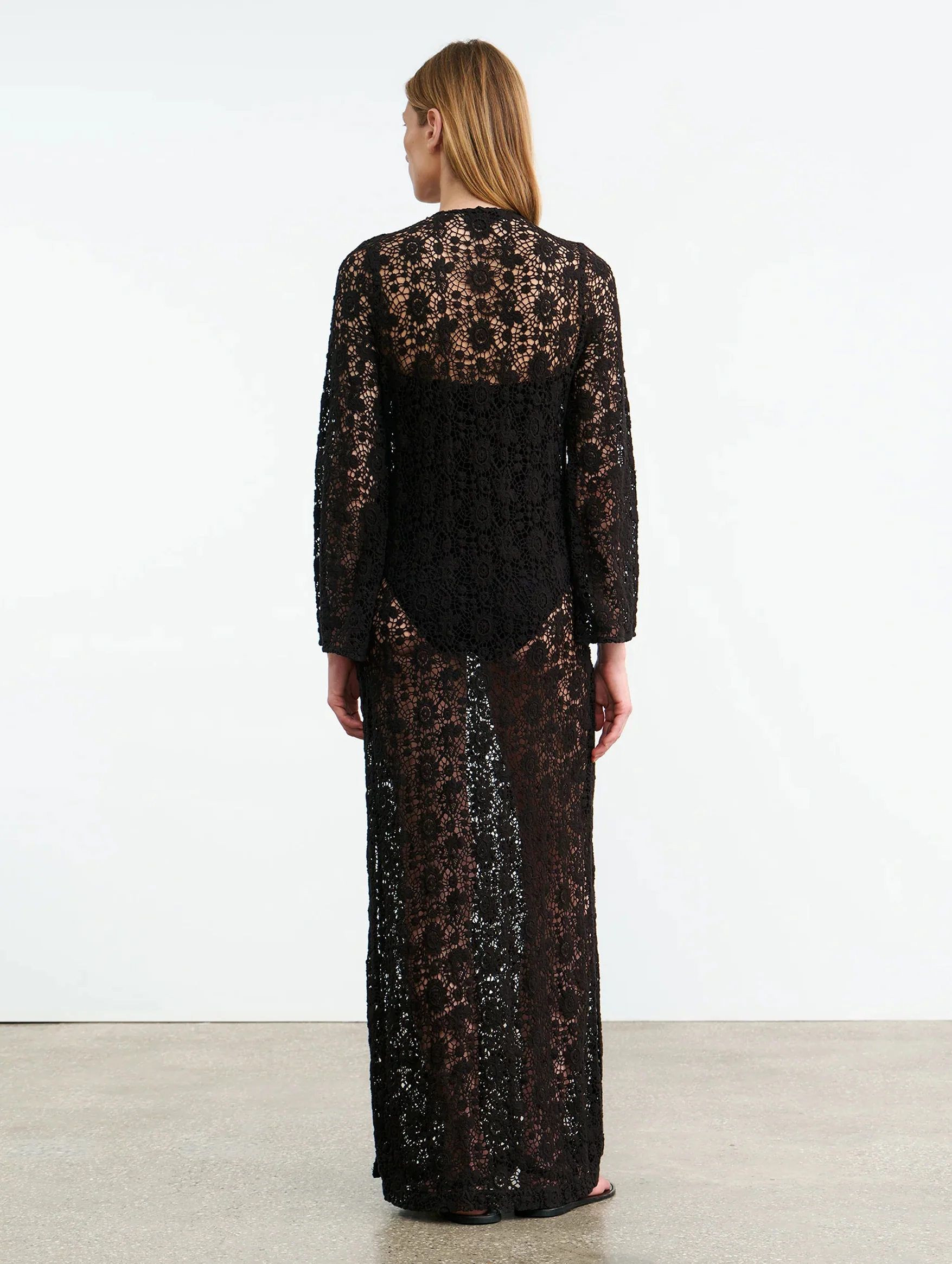 Della Dress in Black - Image 4