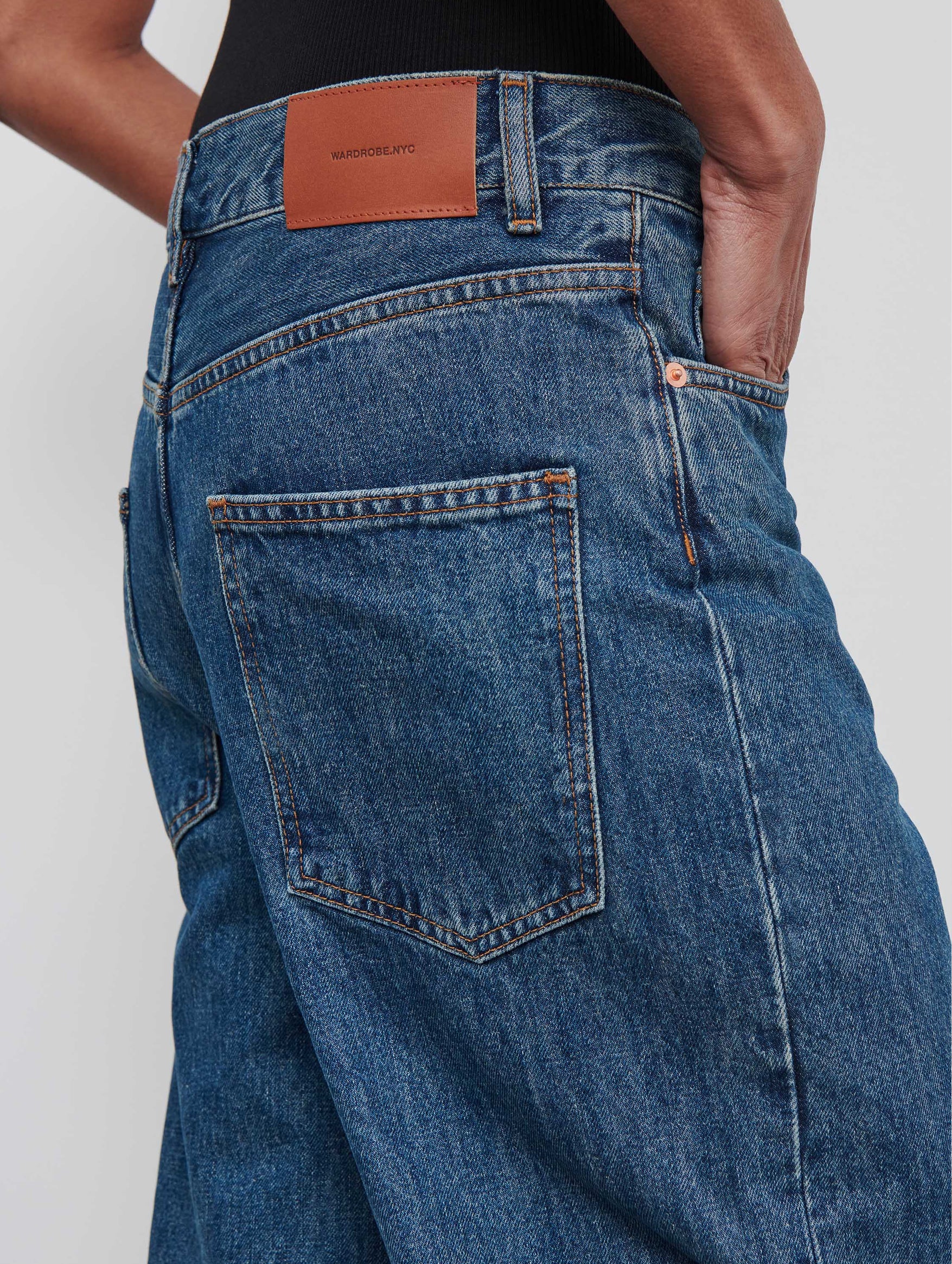 Denim Low Rise Jean in Indigo - Image 6