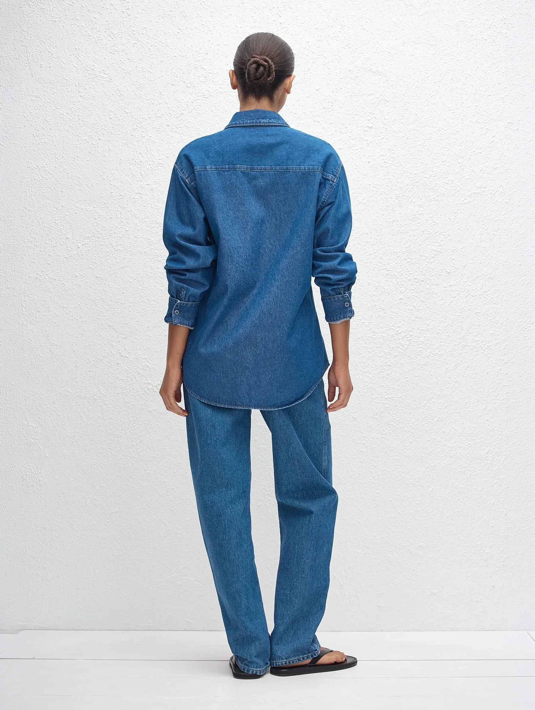 Denim Shirt in Classic Wash - Image 5