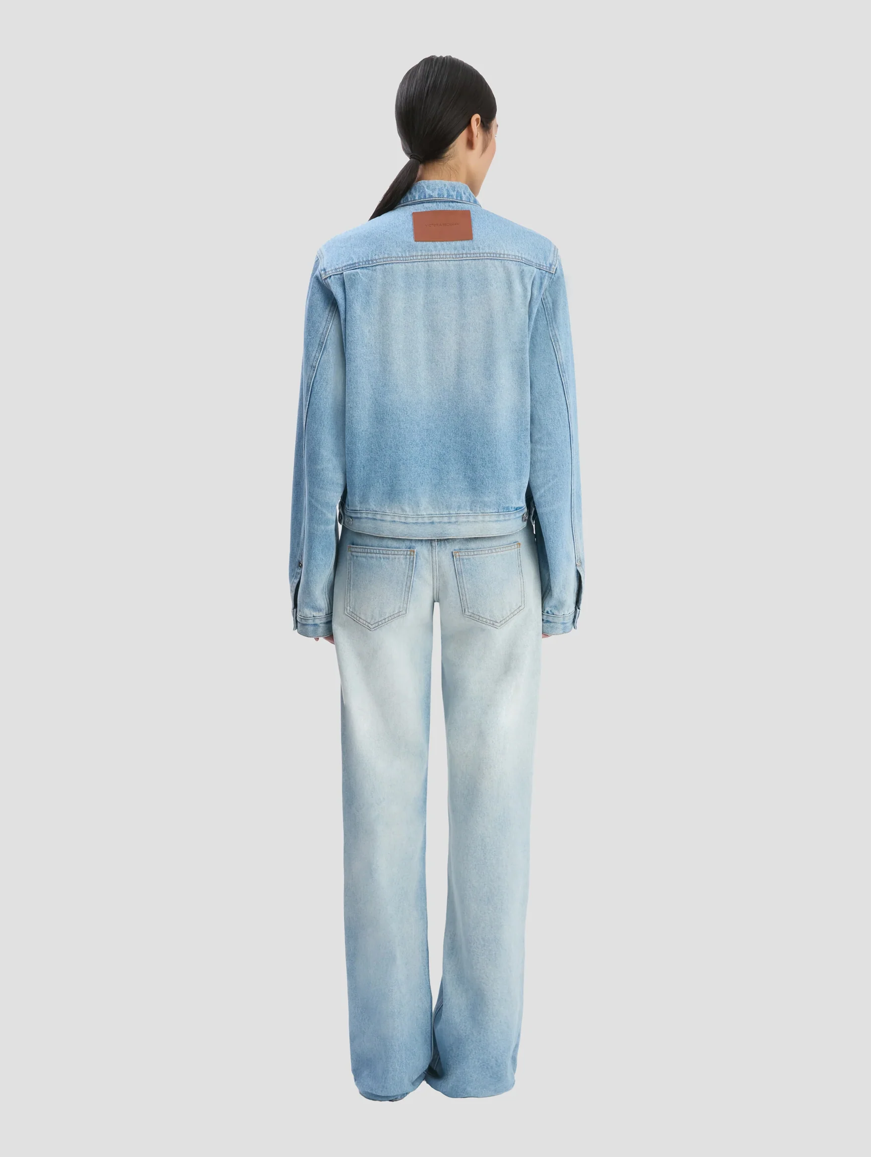 Denim Trucker Jacket in Heritage Blue - Image 4