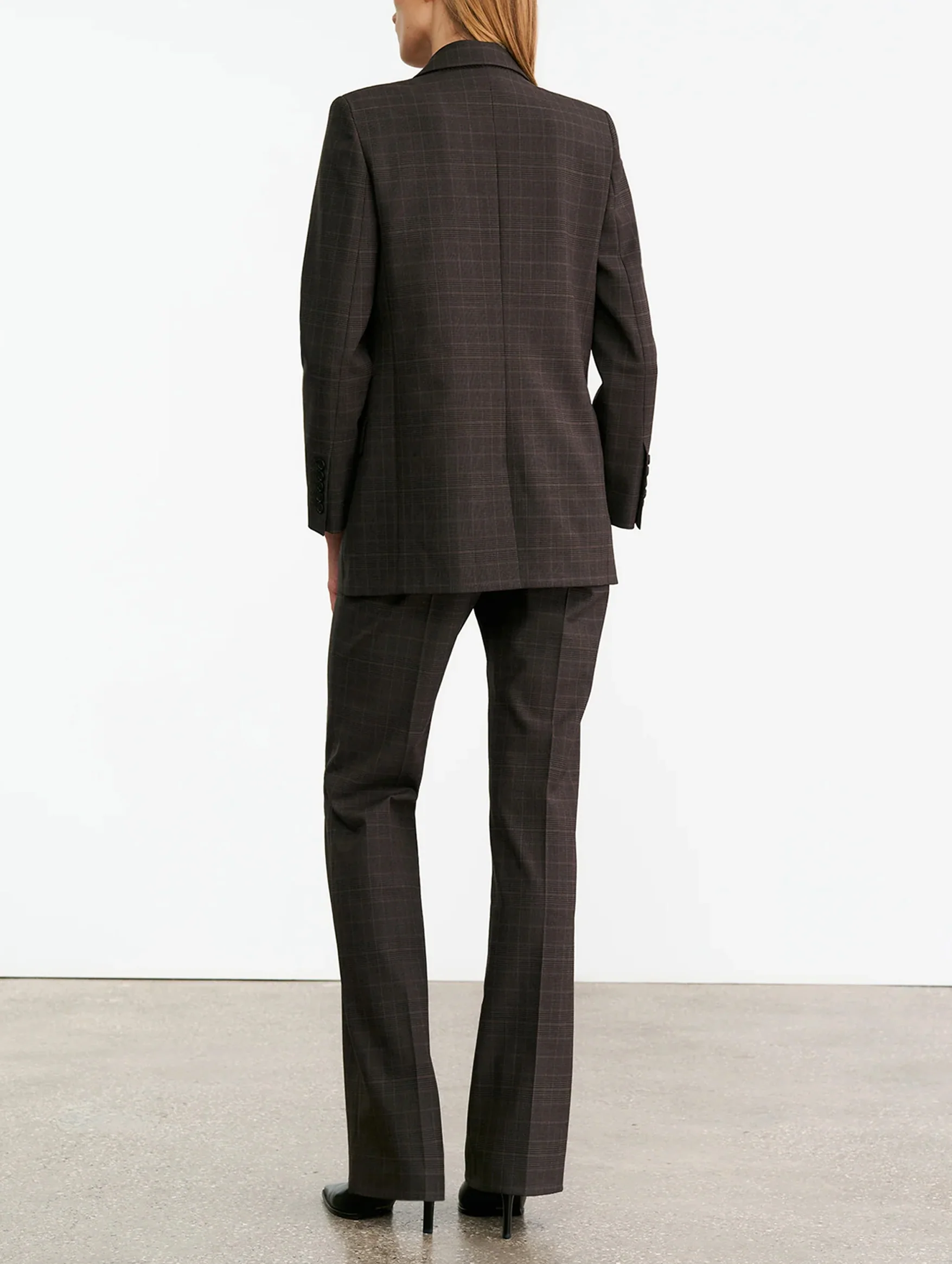 Diane Blazer in Cigar Plaid - Image 4