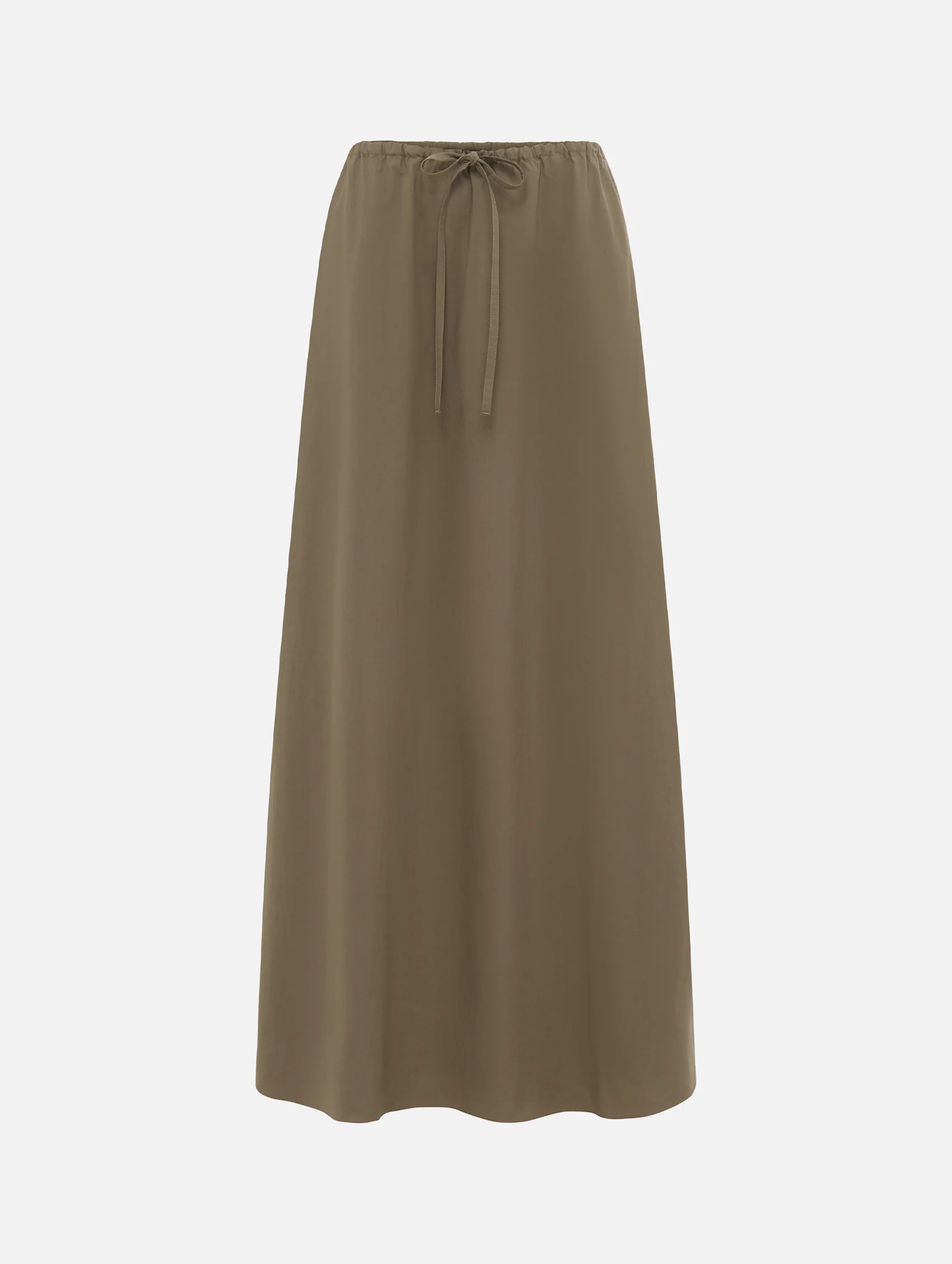 Drawcord Skirt in Birch