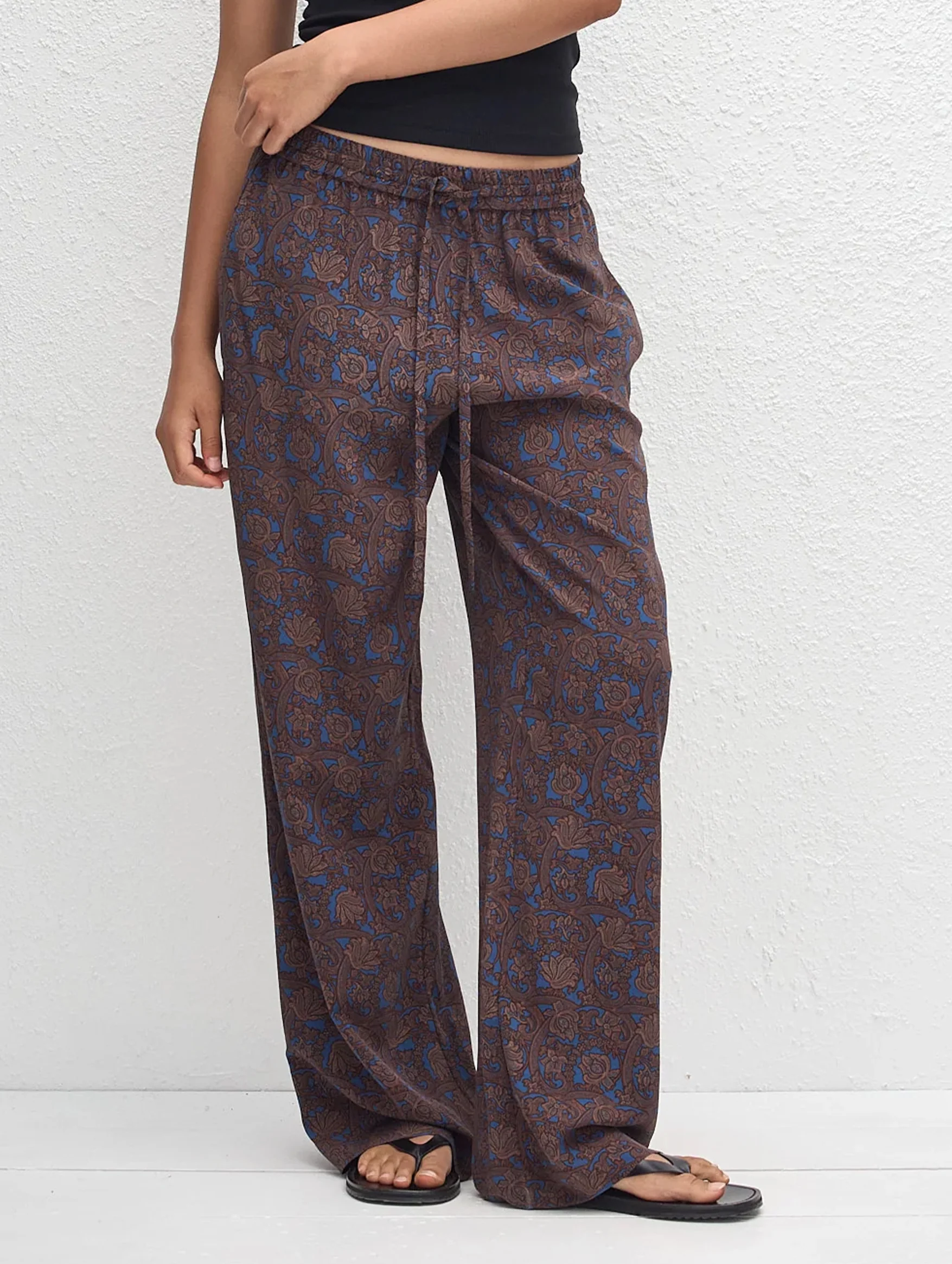 Drawstring Trouser in Marrakesh - Image 3