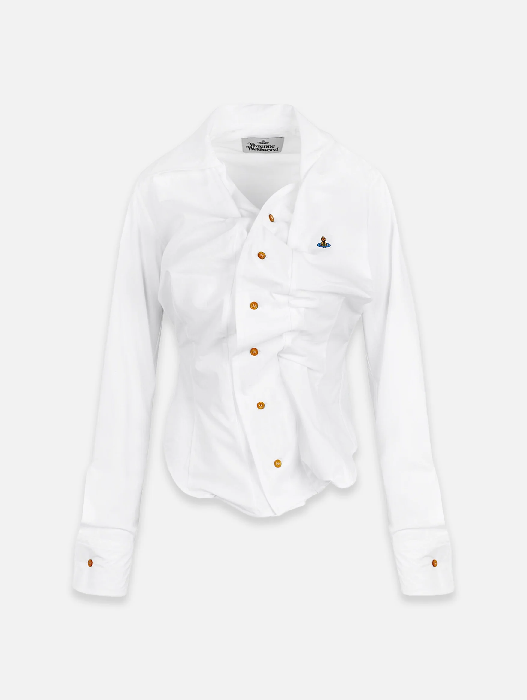 Drunken Long Sleeve Shirt in White