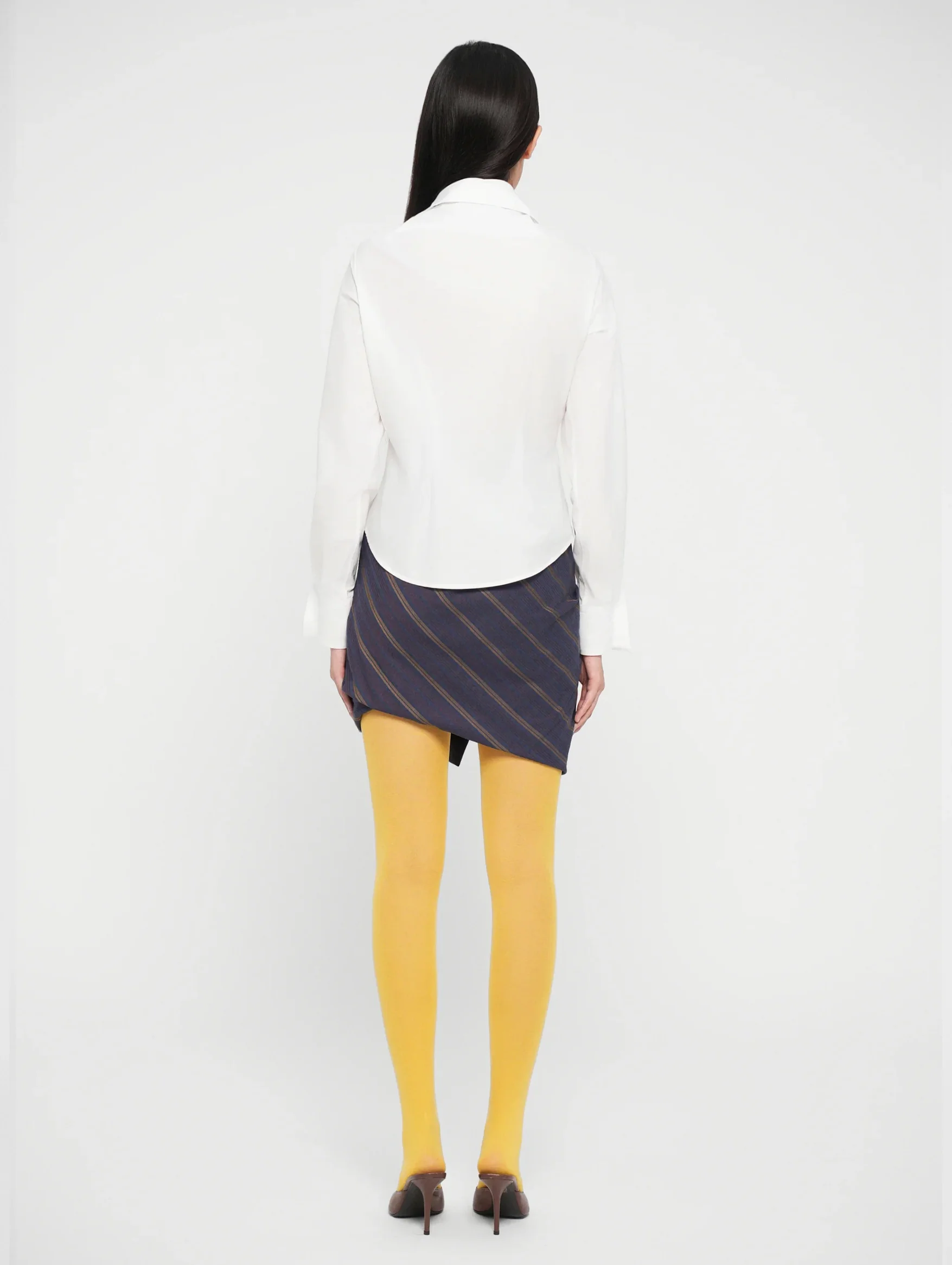 Drunken Long Sleeve Shirt in White - Image 4