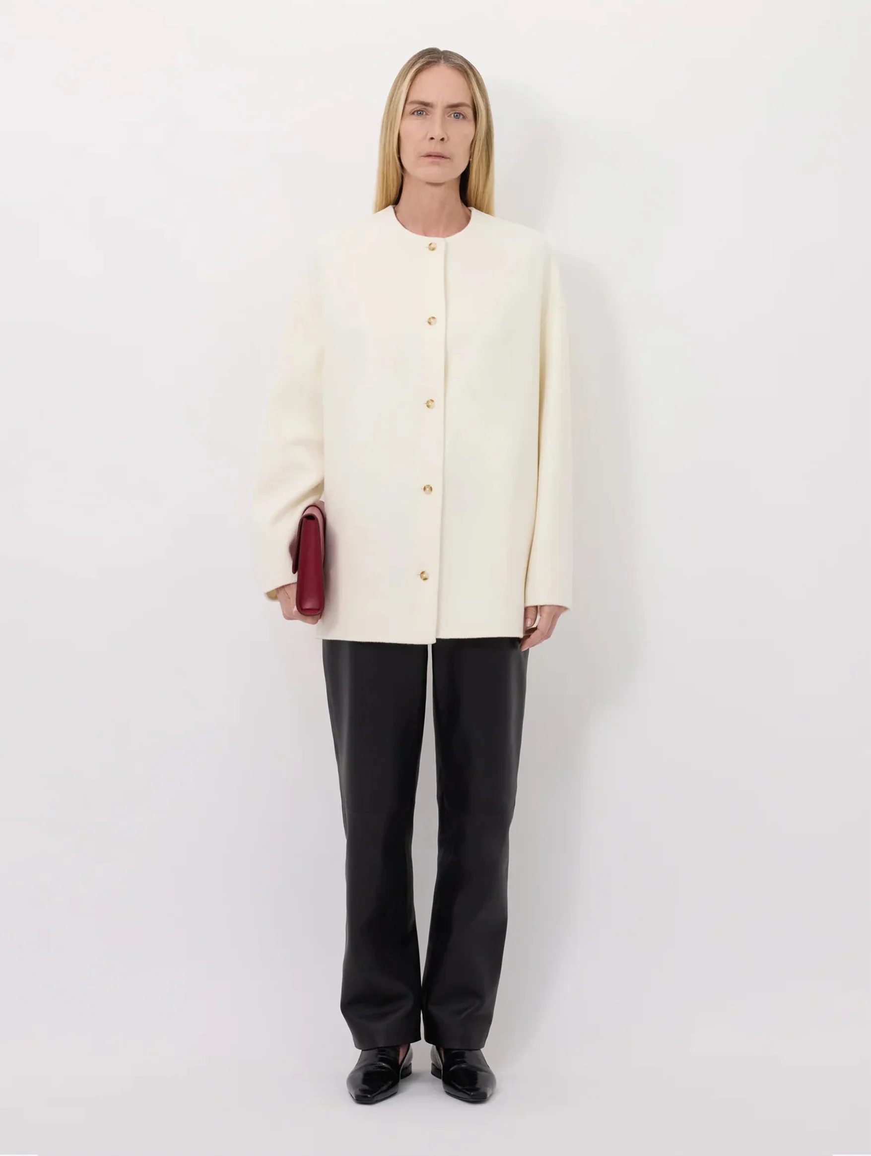 Dunne Coat in Ivory - Image 2