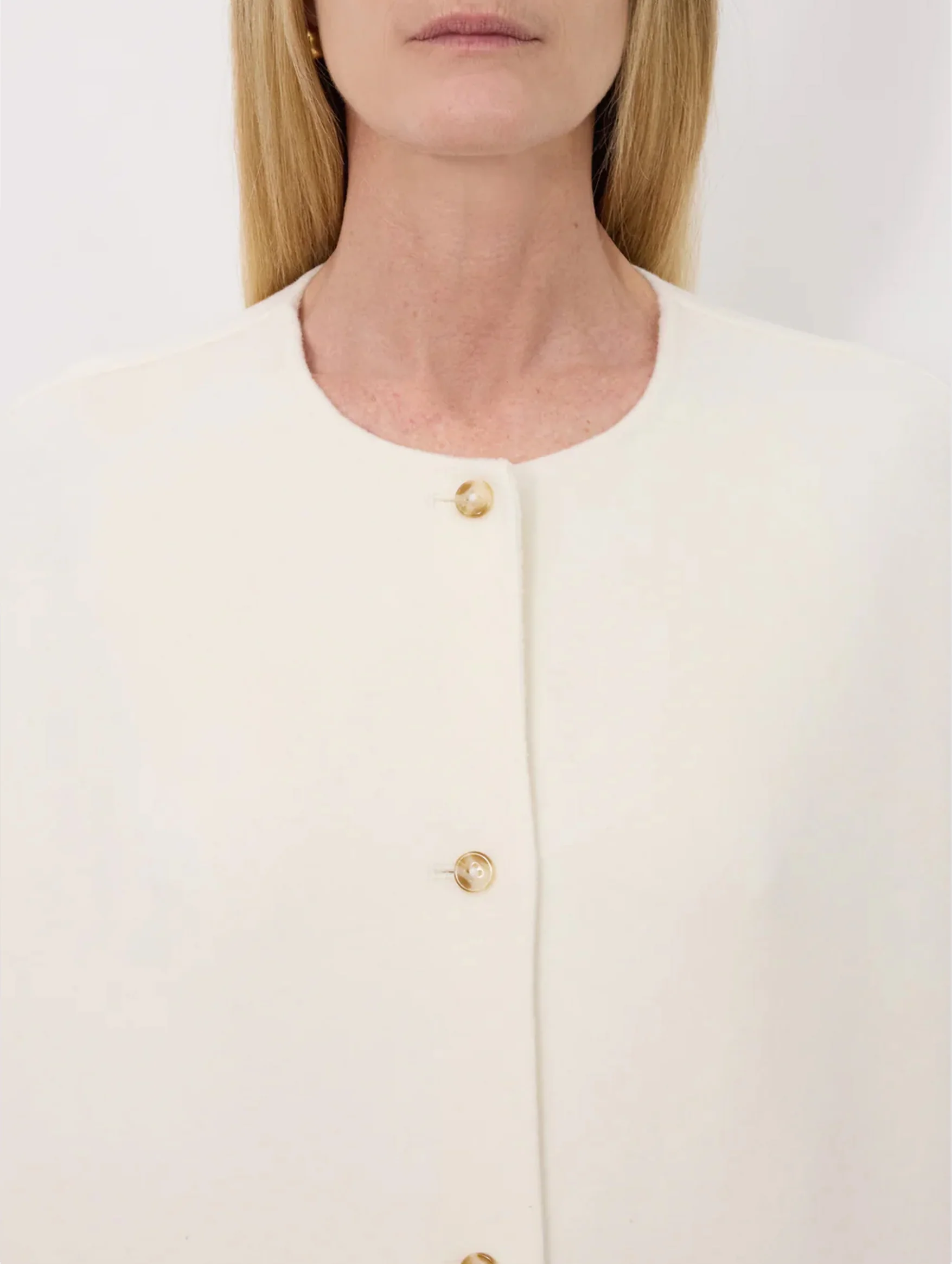 Dunne Coat in Ivory - Image 4