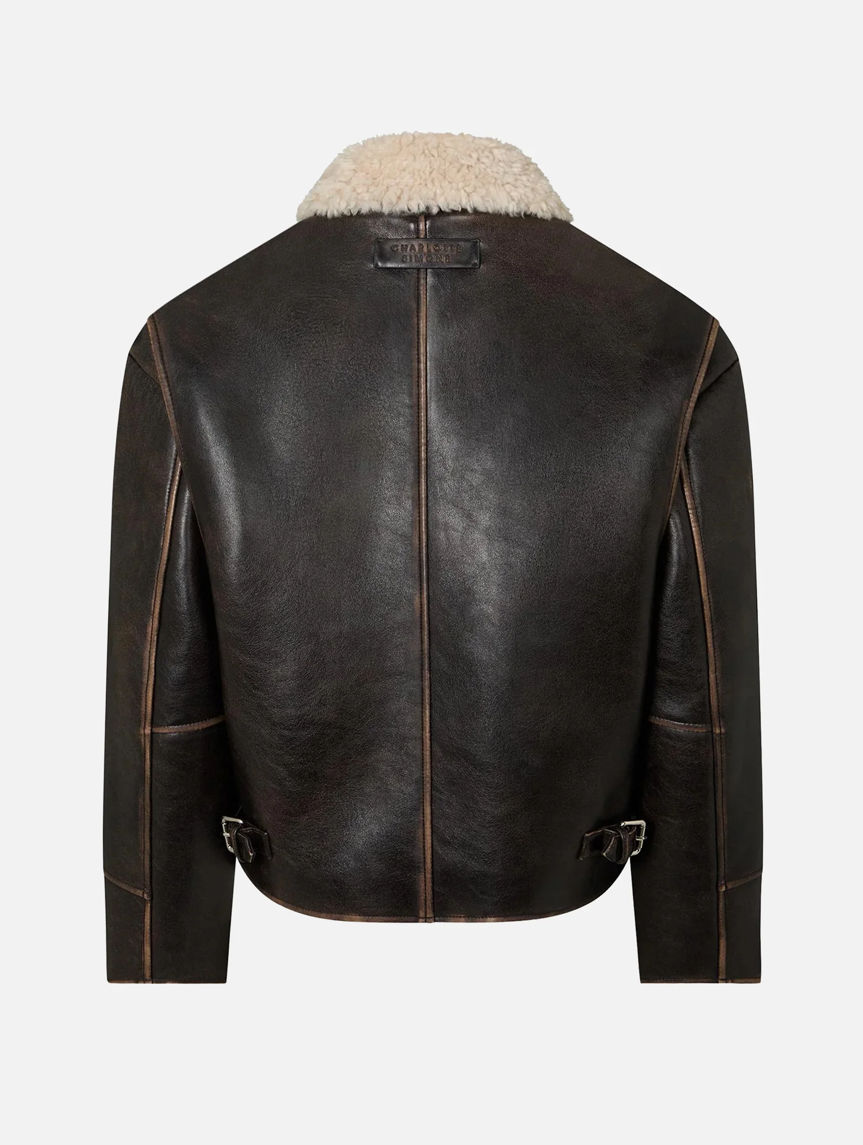 Dylan Jacket in Vintage Brown and Vanilla - Image 3