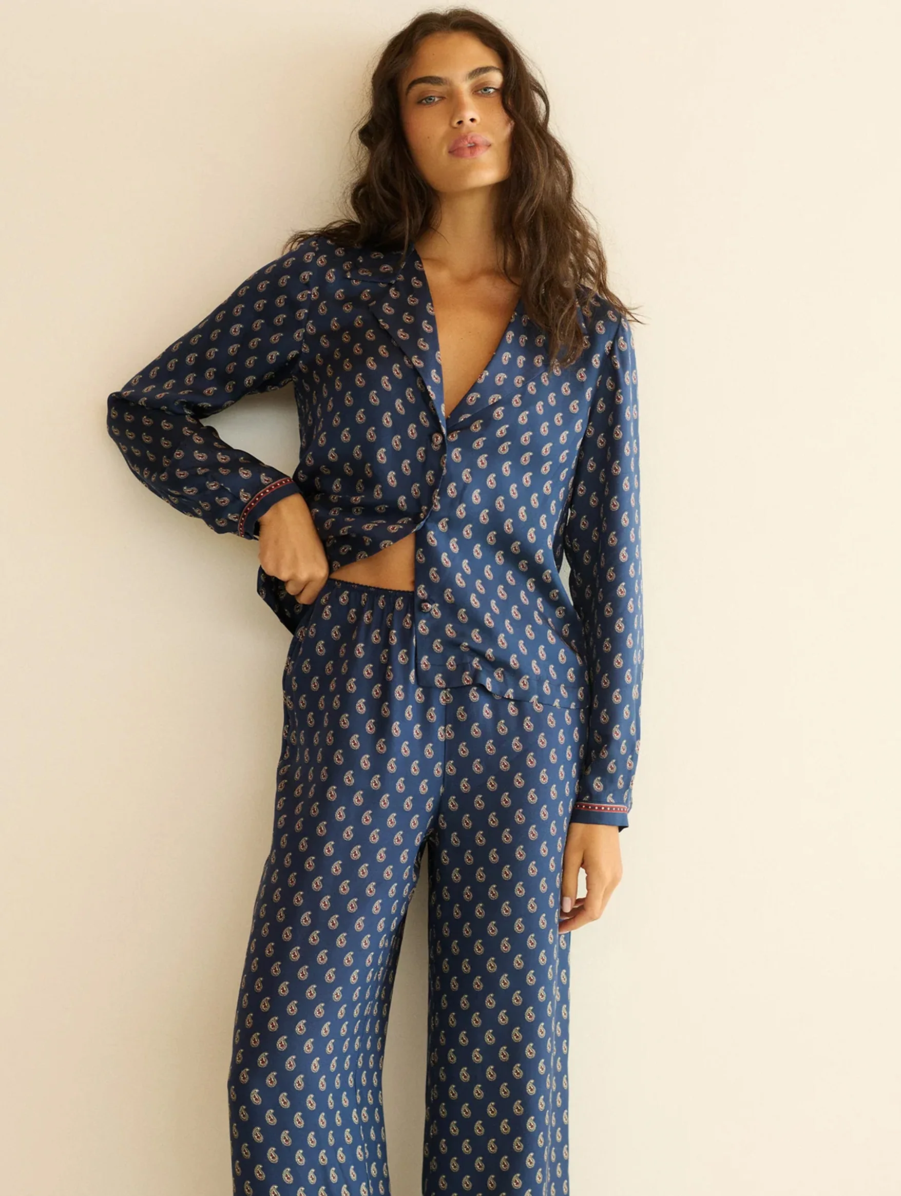 Elene Top in Bleu Taorina Paisley - Image 2