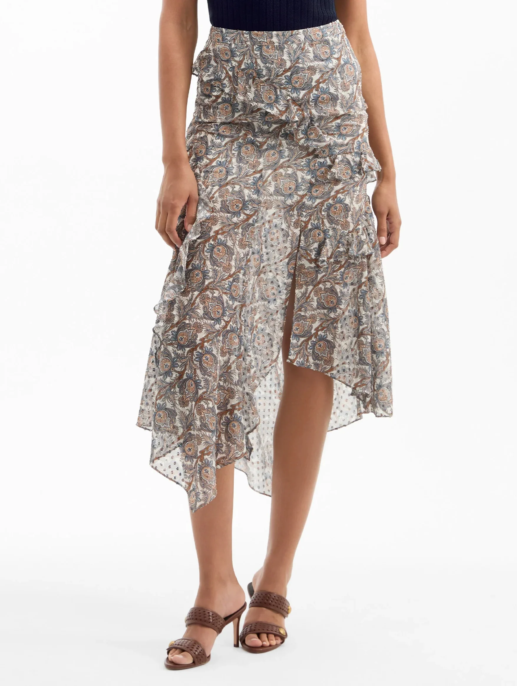 Eleonora Skirt in Dove Multi - Image 3
