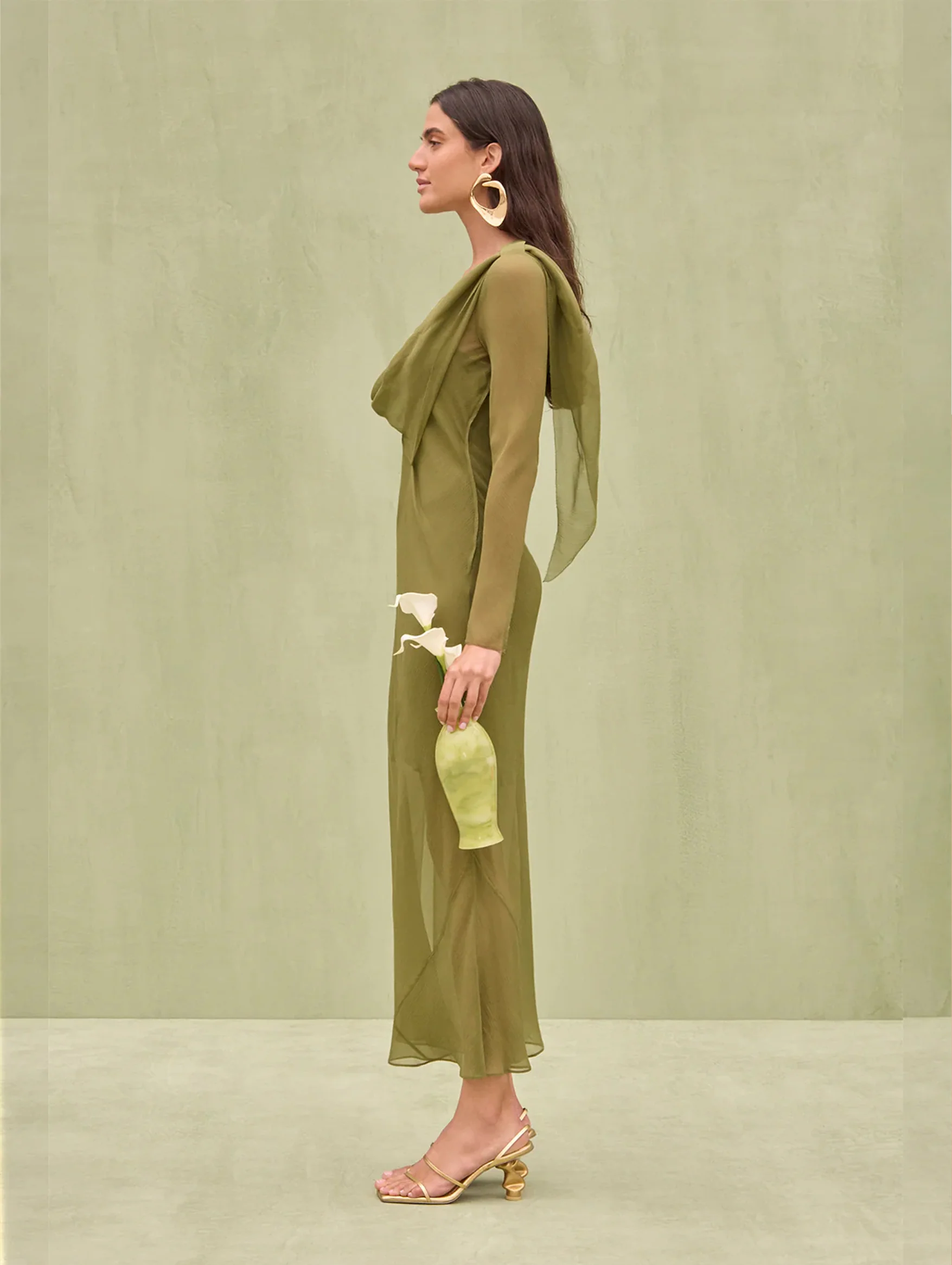 Eline Dress in Cedar - Image 3