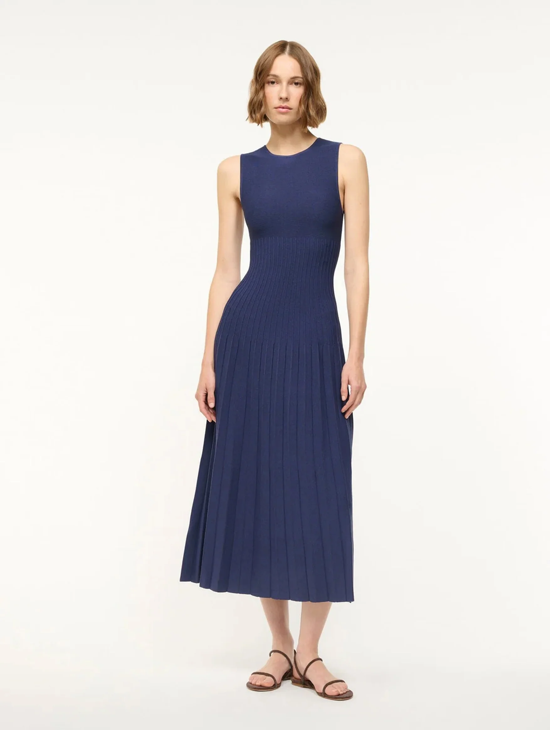 Elyse Dress in Navy - Image 2