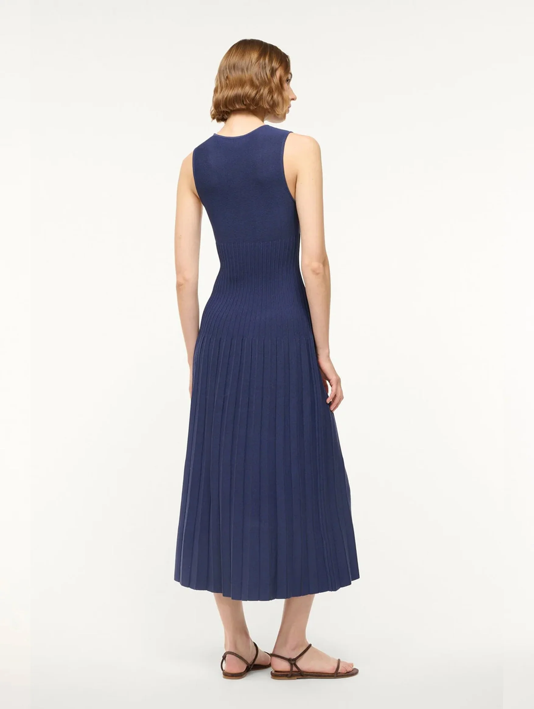 Elyse Dress in Navy - Image 4