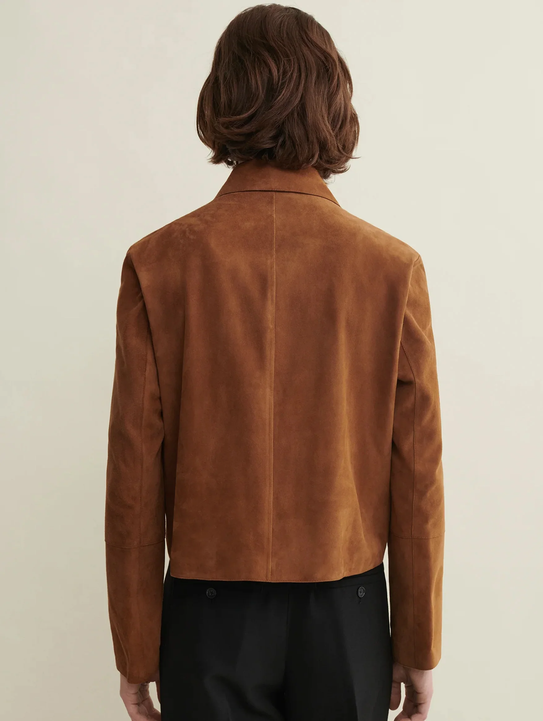 Emilla Suede Jacket in Whiskey - Image 4