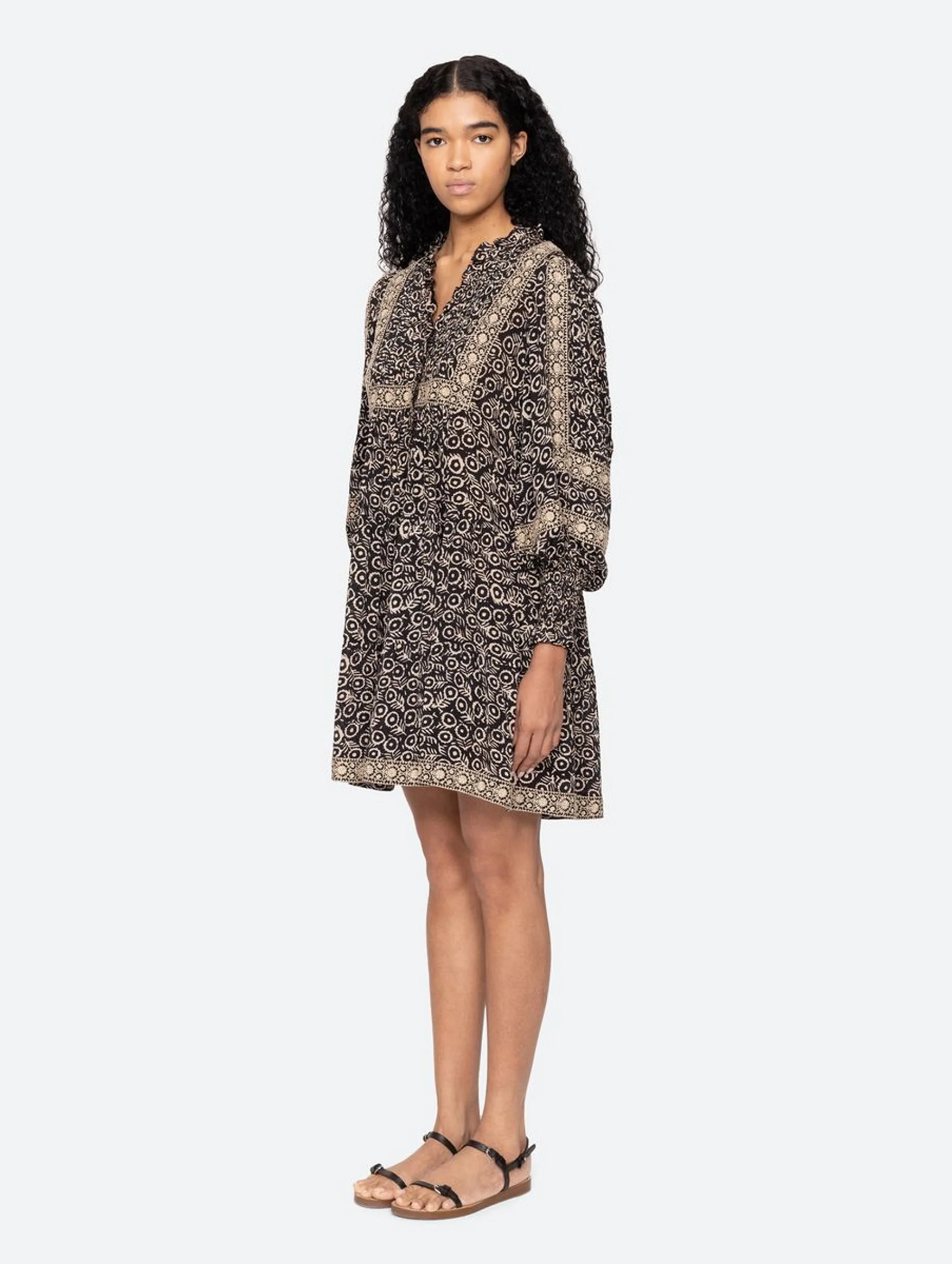 Emmeline Long Sleeve Mini Dress - Image 2