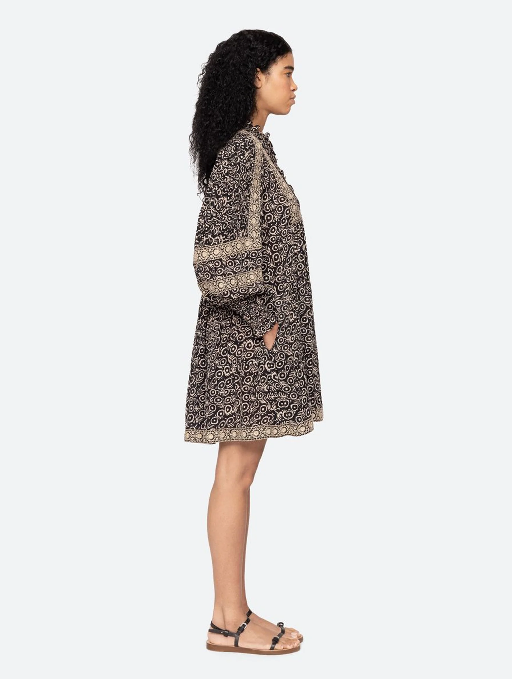 Emmeline Long Sleeve Mini Dress - Image 3