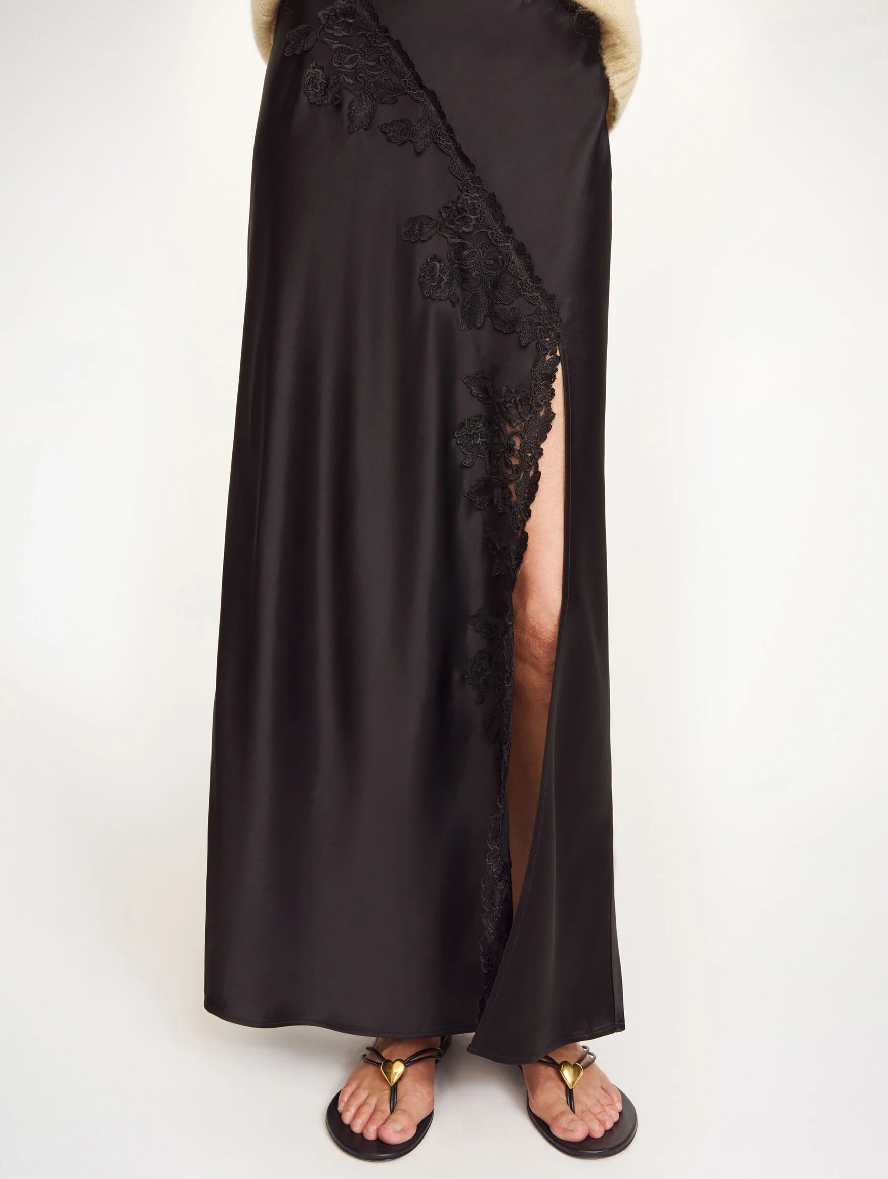 Erika Maxi Skirt in Black - Image 4