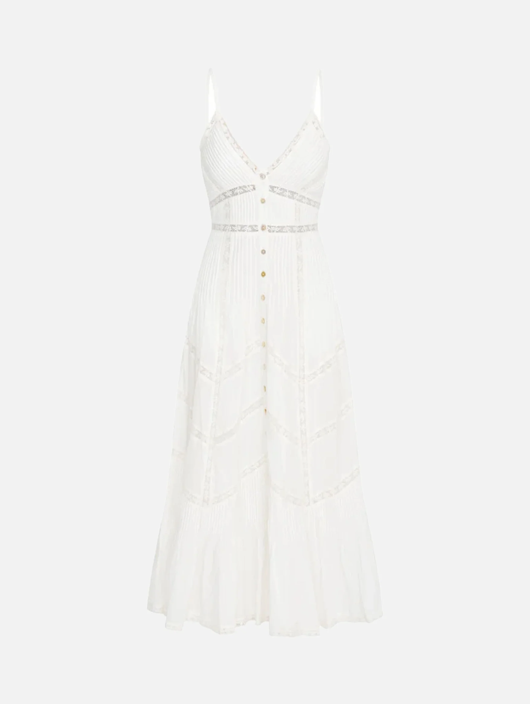 Esilda Cotton Dress in True White