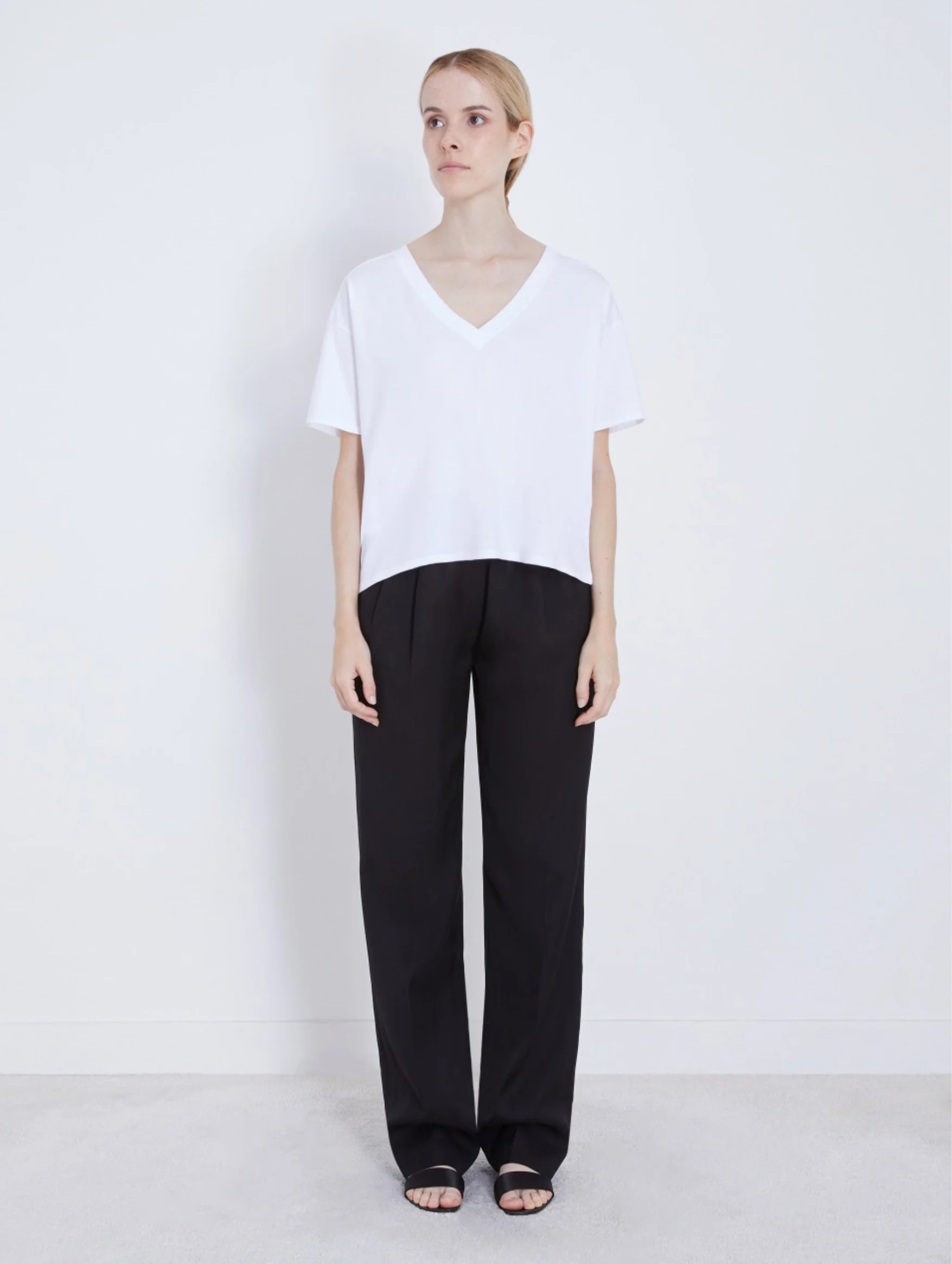 Faaa V T-Shirt in White - Image 2