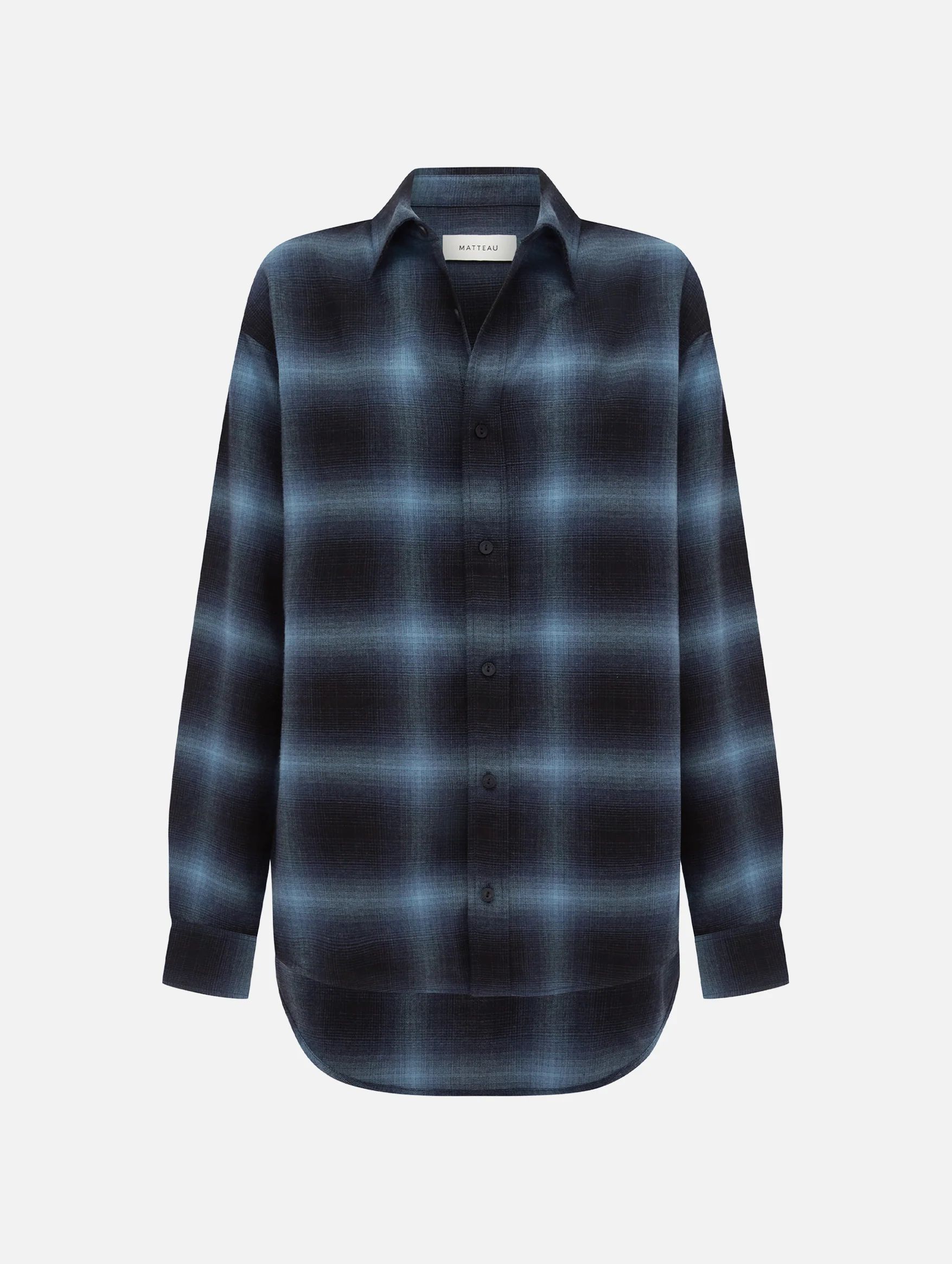 Flannel Shirt in Midnight Check
