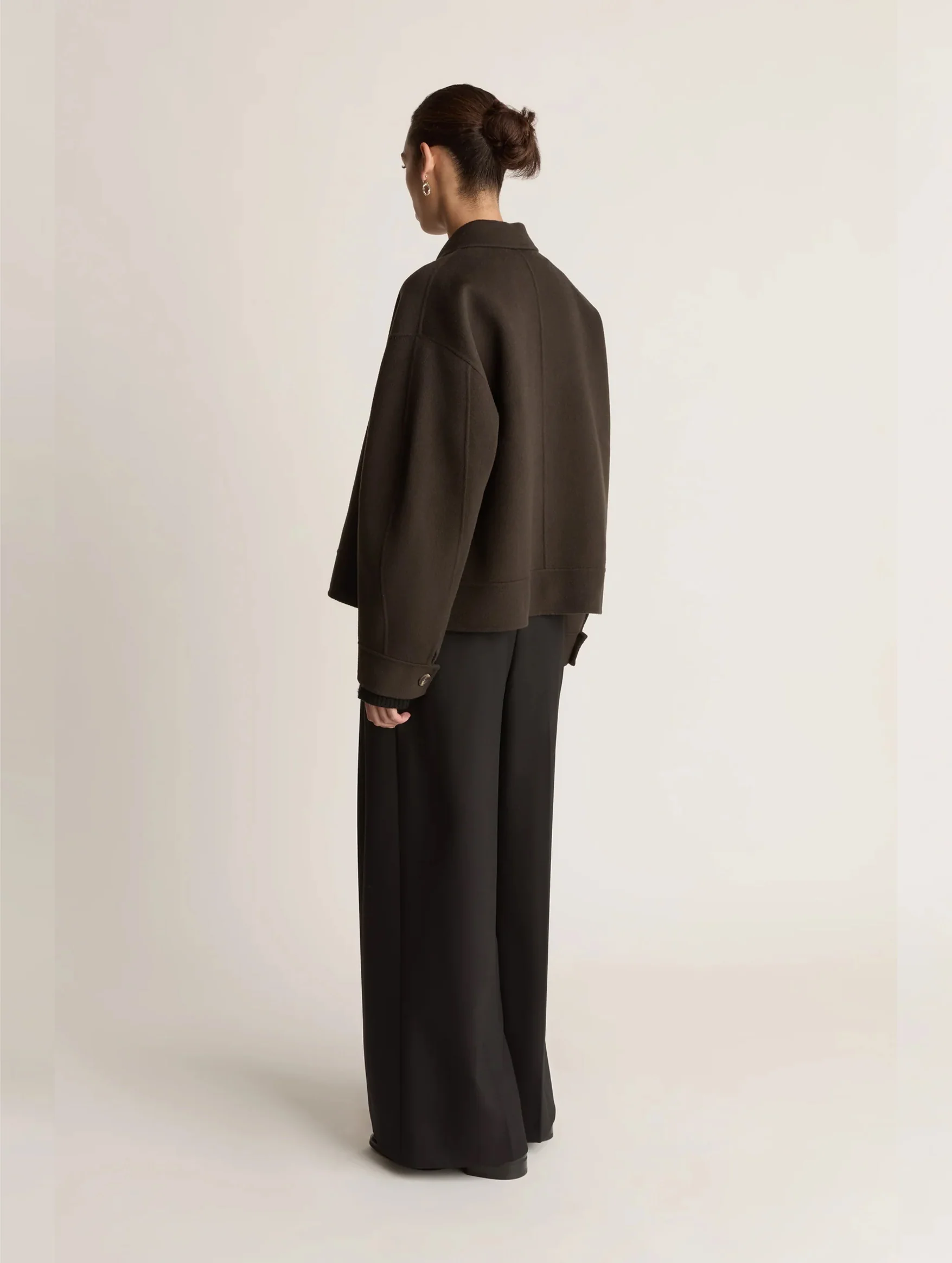 Florentine Cashmere Jacket in Cacao - Image 5