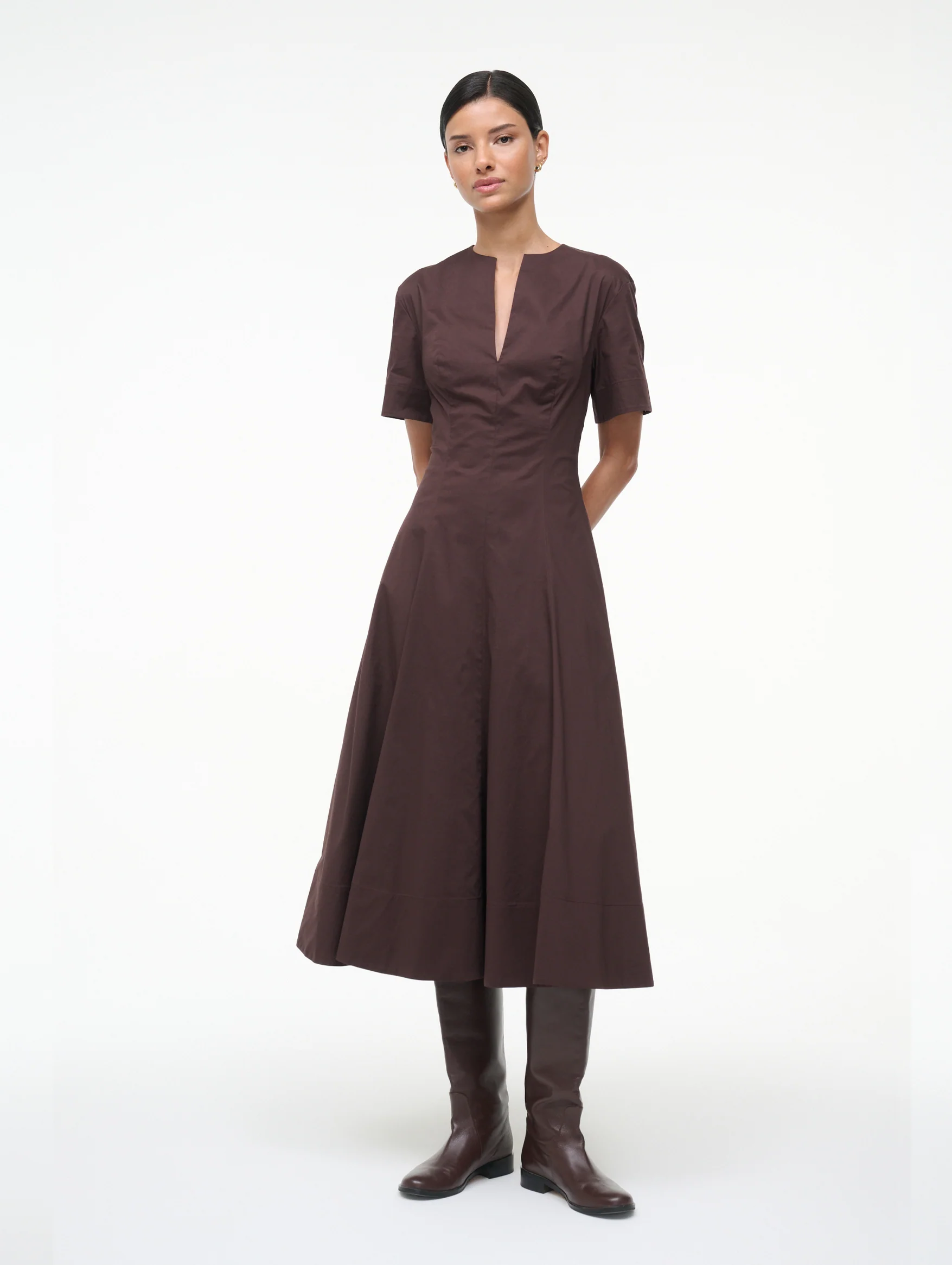 Frances Dress in Earth - Image 3
