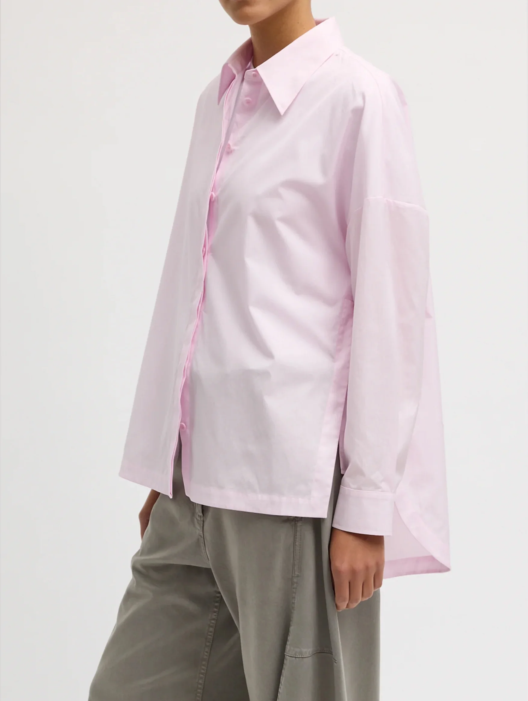 Gabe Oversized Shirt in Pink - Image 2