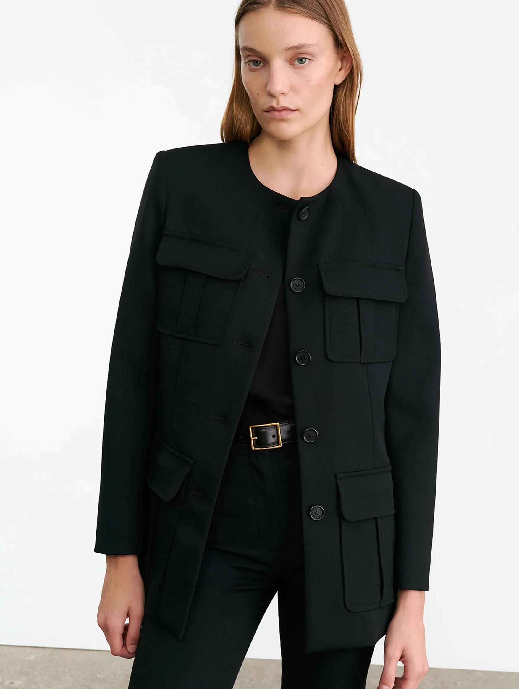 Gabriella Jacket in Black - Image 3