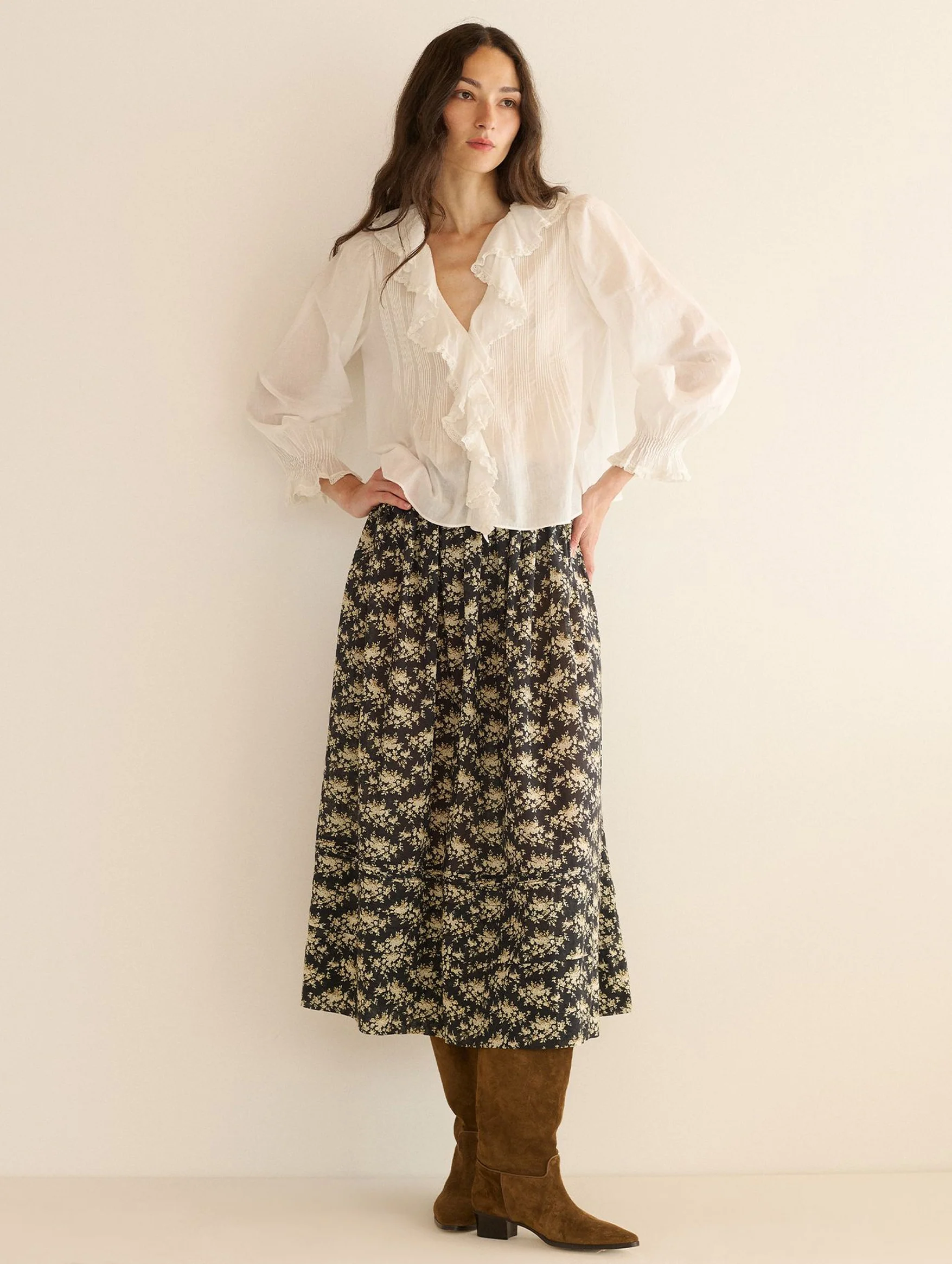 Hardy Cotton Top in Salt - Image 2