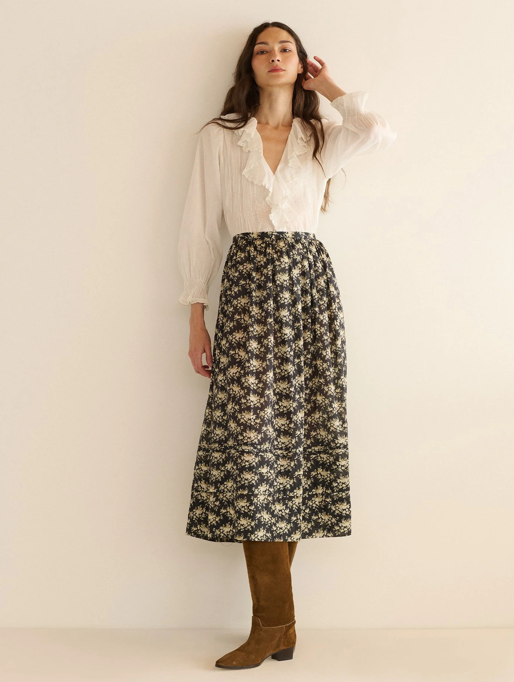Hardy Cotton Top in Salt - Image 3