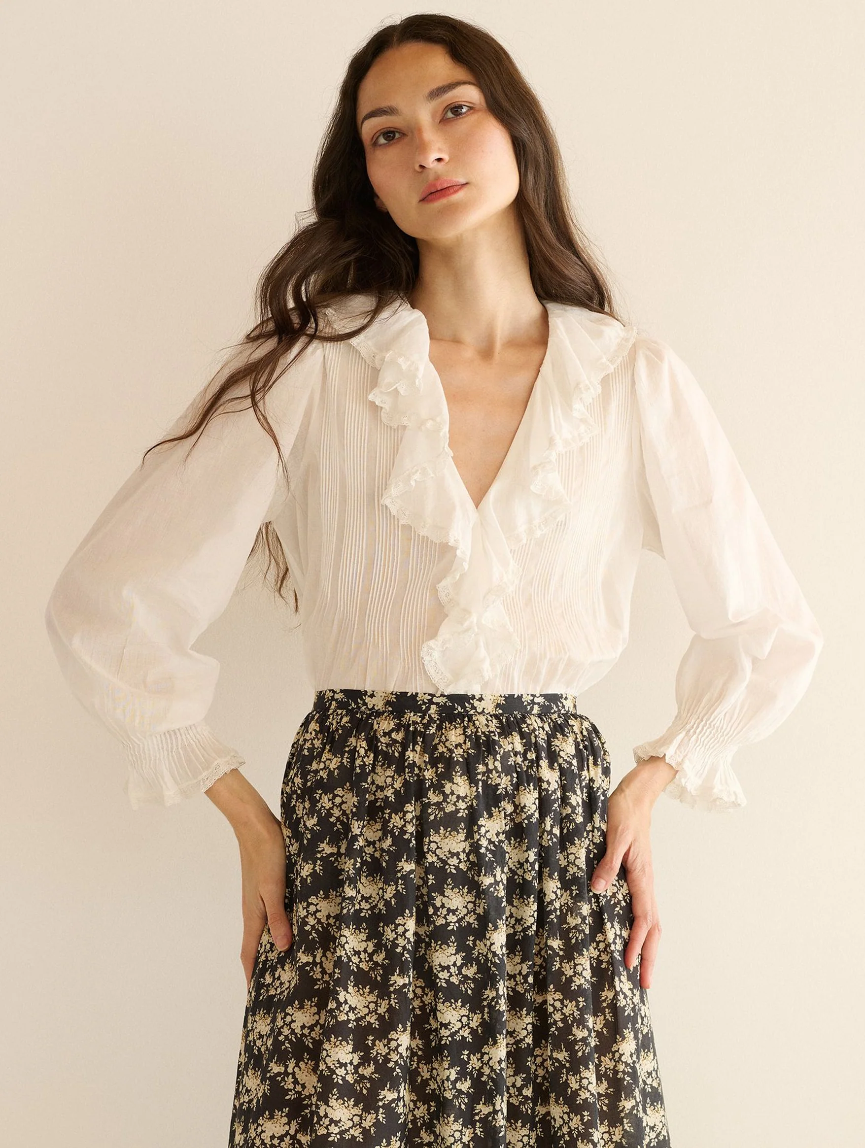 Hardy Cotton Top in Salt - Image 4