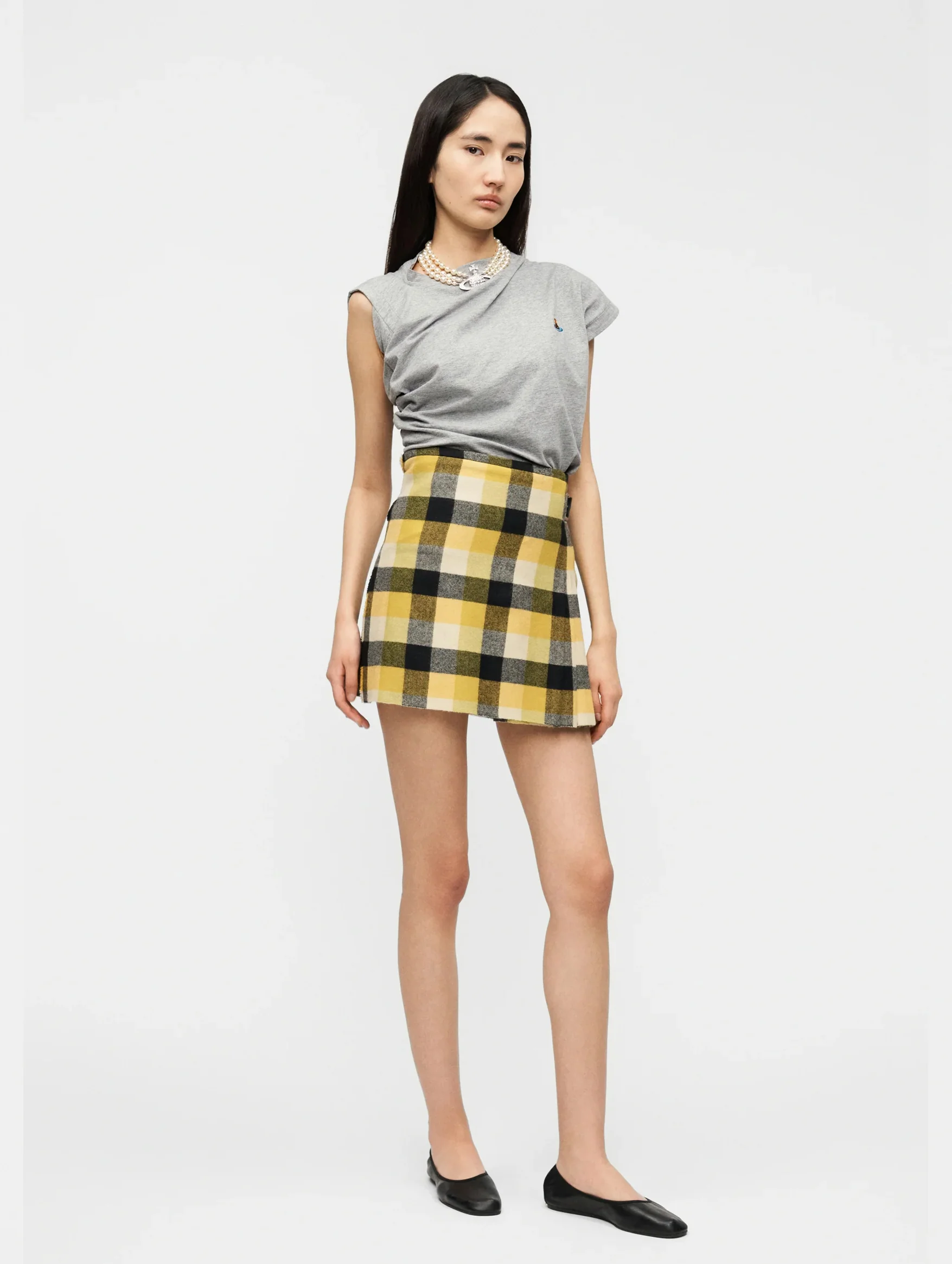 Hebo Top in Grey Melange - Image 3