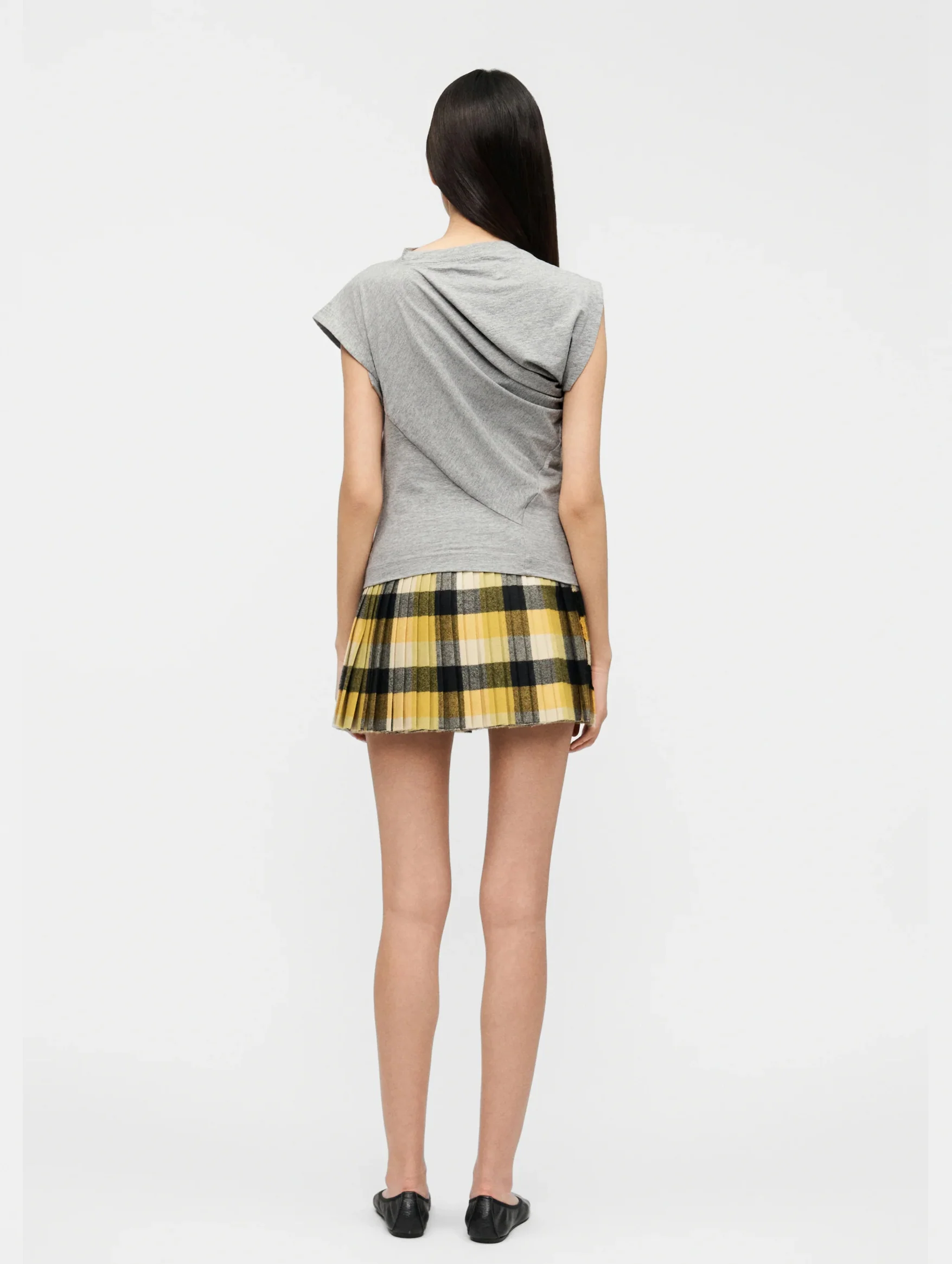 Hebo Top in Grey Melange - Image 4
