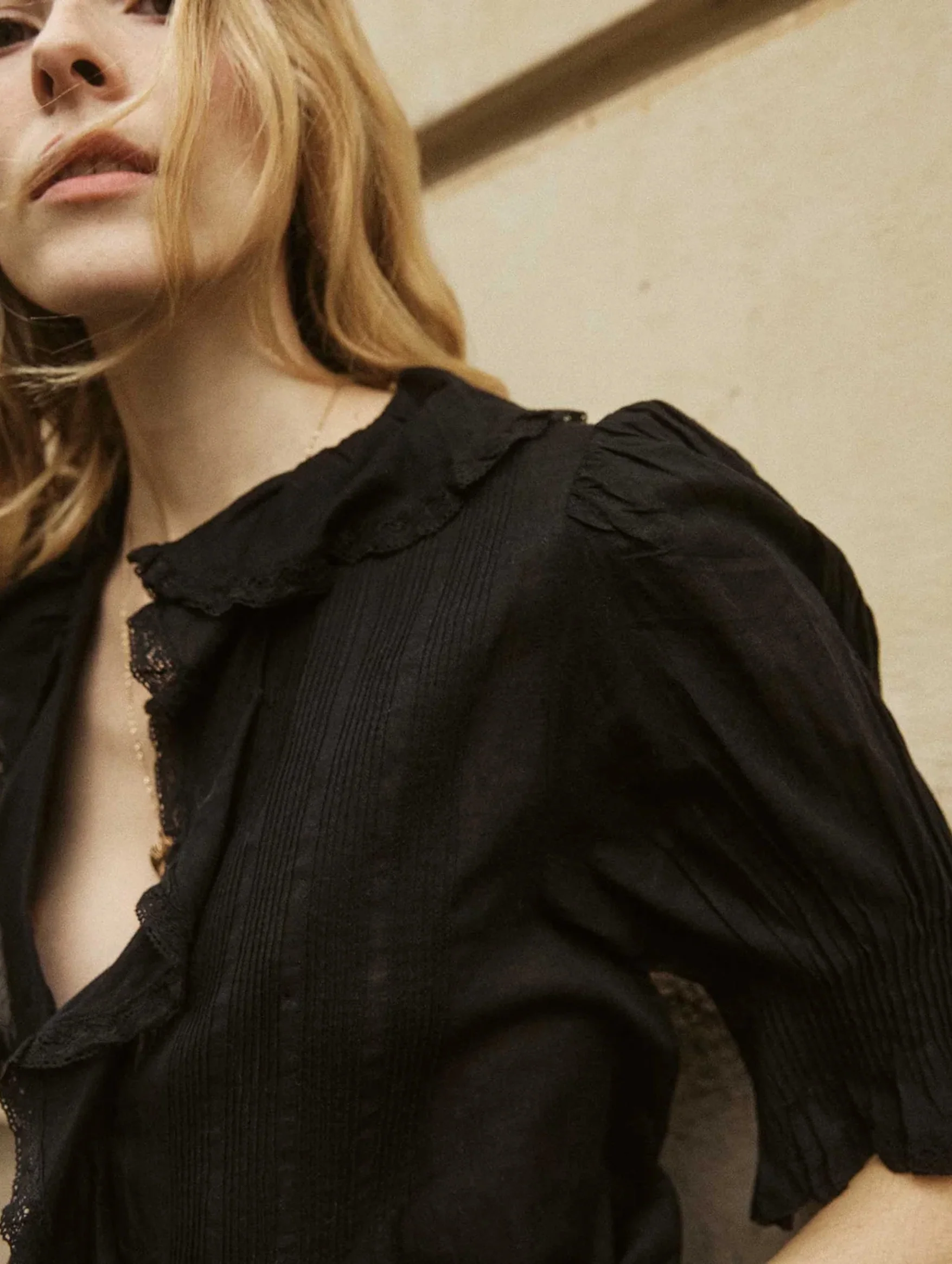 Henri Cotton Top in Black - Image 5