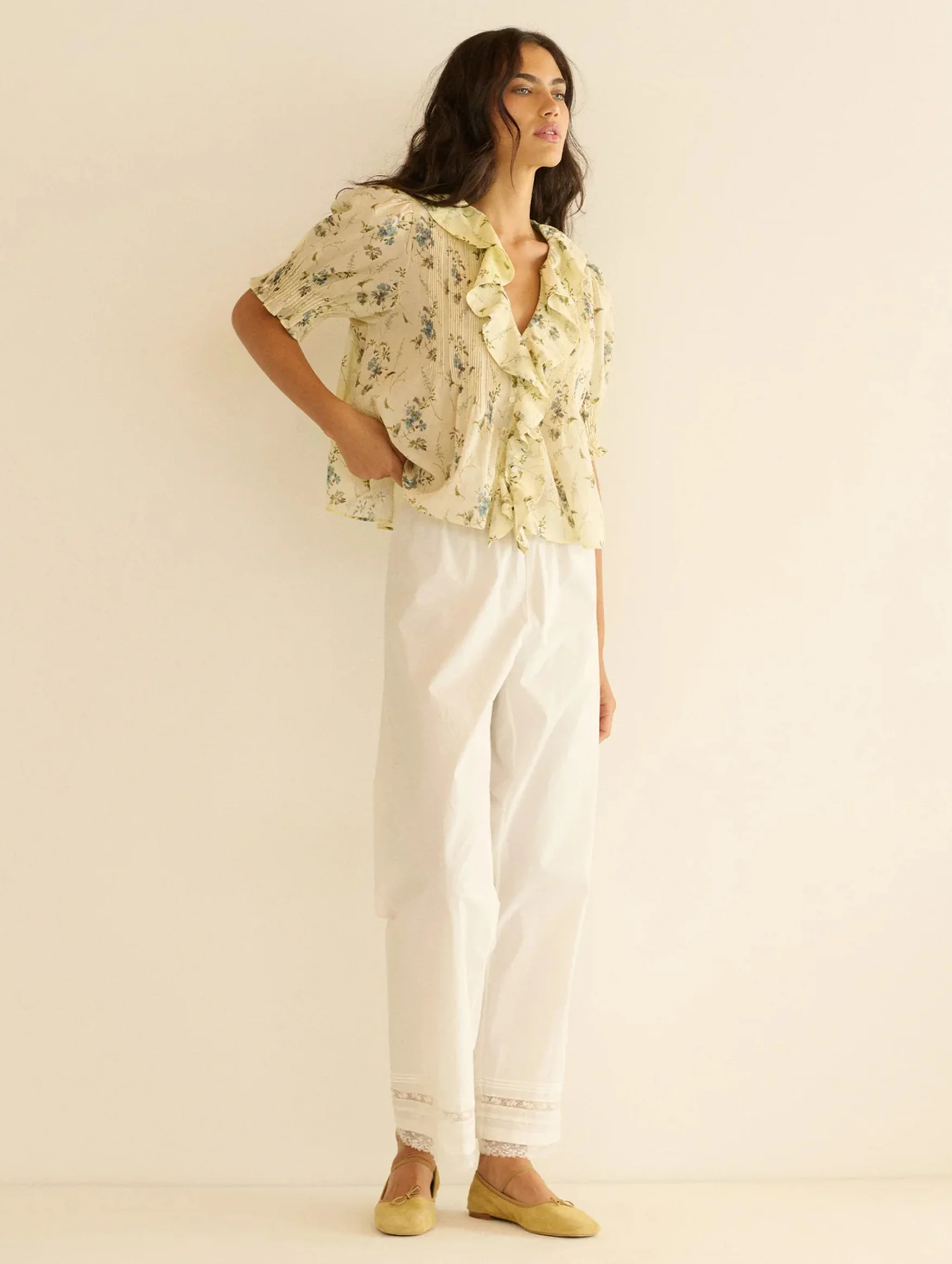 Henri Top in Sunshine Prairie Rose - Image 2