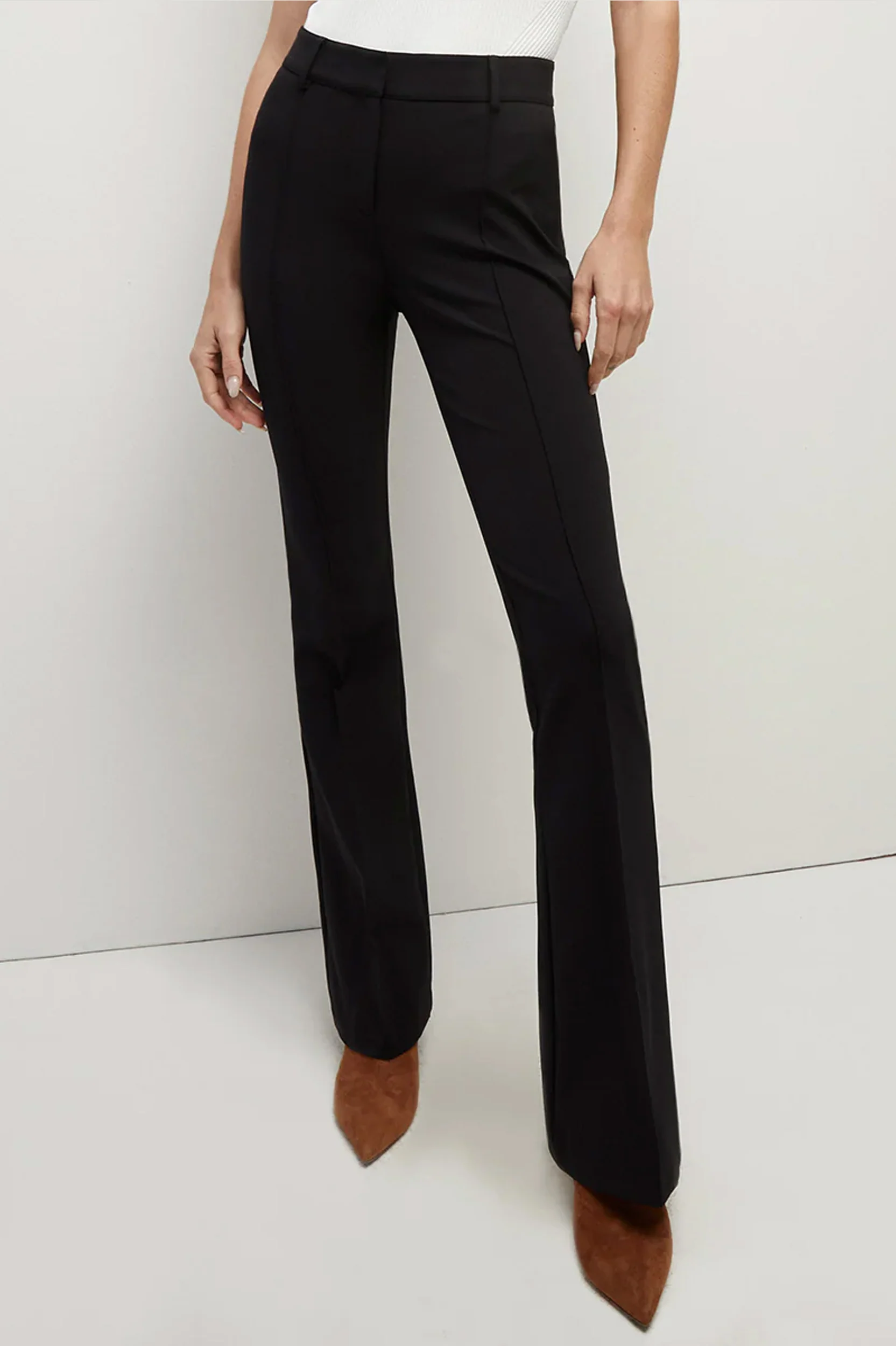 Hibiscus Scuba Pant in Black - Image 3
