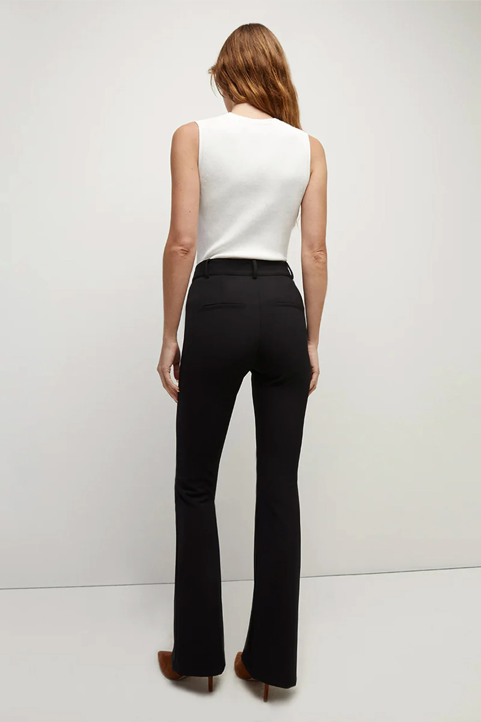 Hibiscus Scuba Pant in Black - Image 4