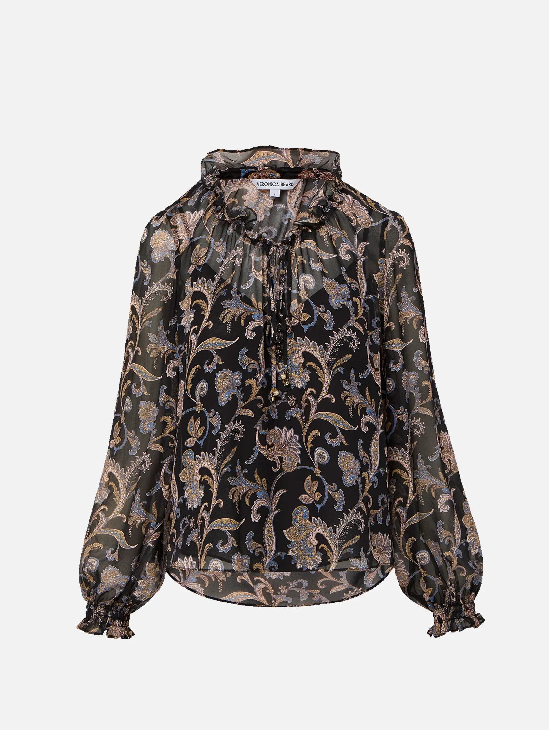 Hickory Blouse in Black Multi