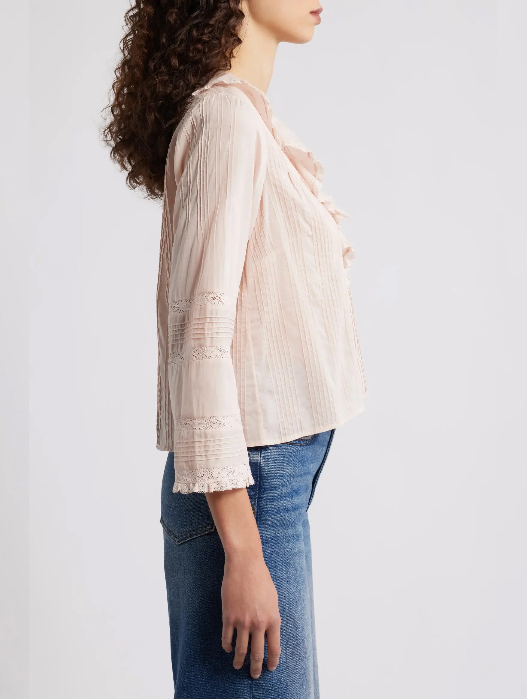 Huguette Top in Blush - Image 3