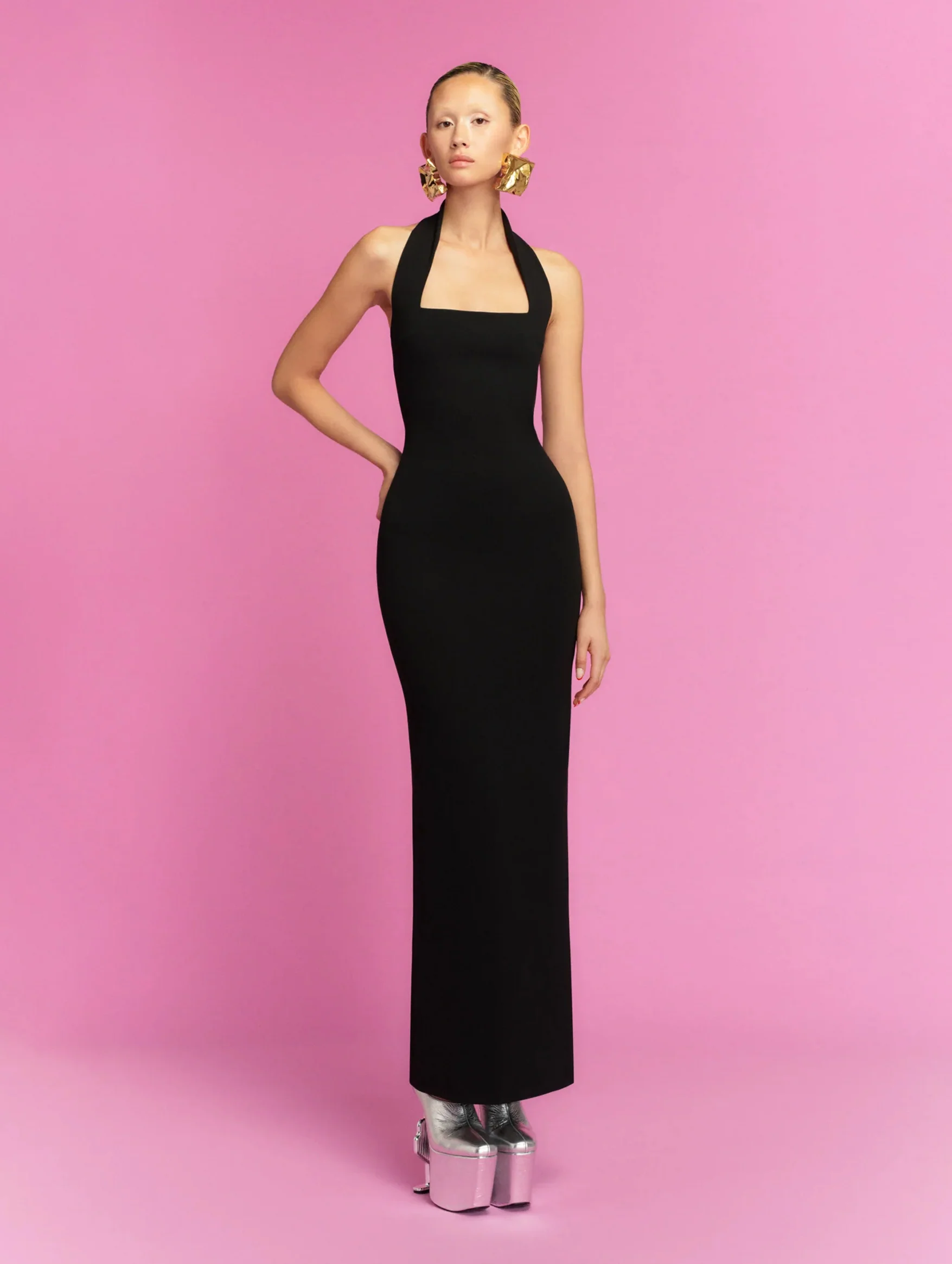 Ilona Maxi Dress in Black - Image 2
