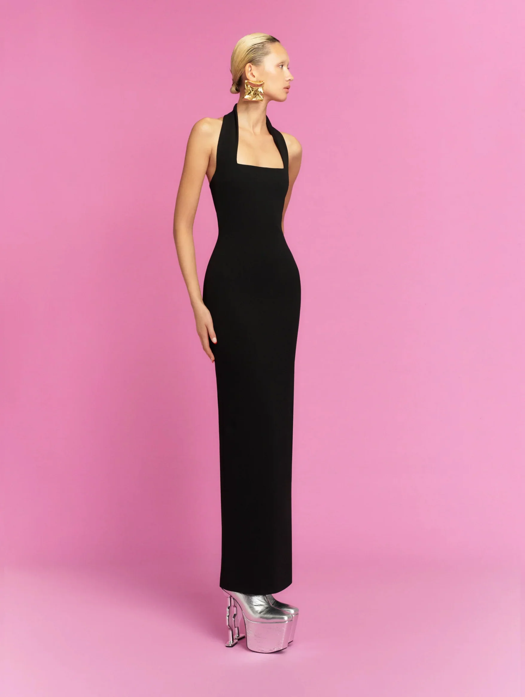 Ilona Maxi Dress in Black - Image 3