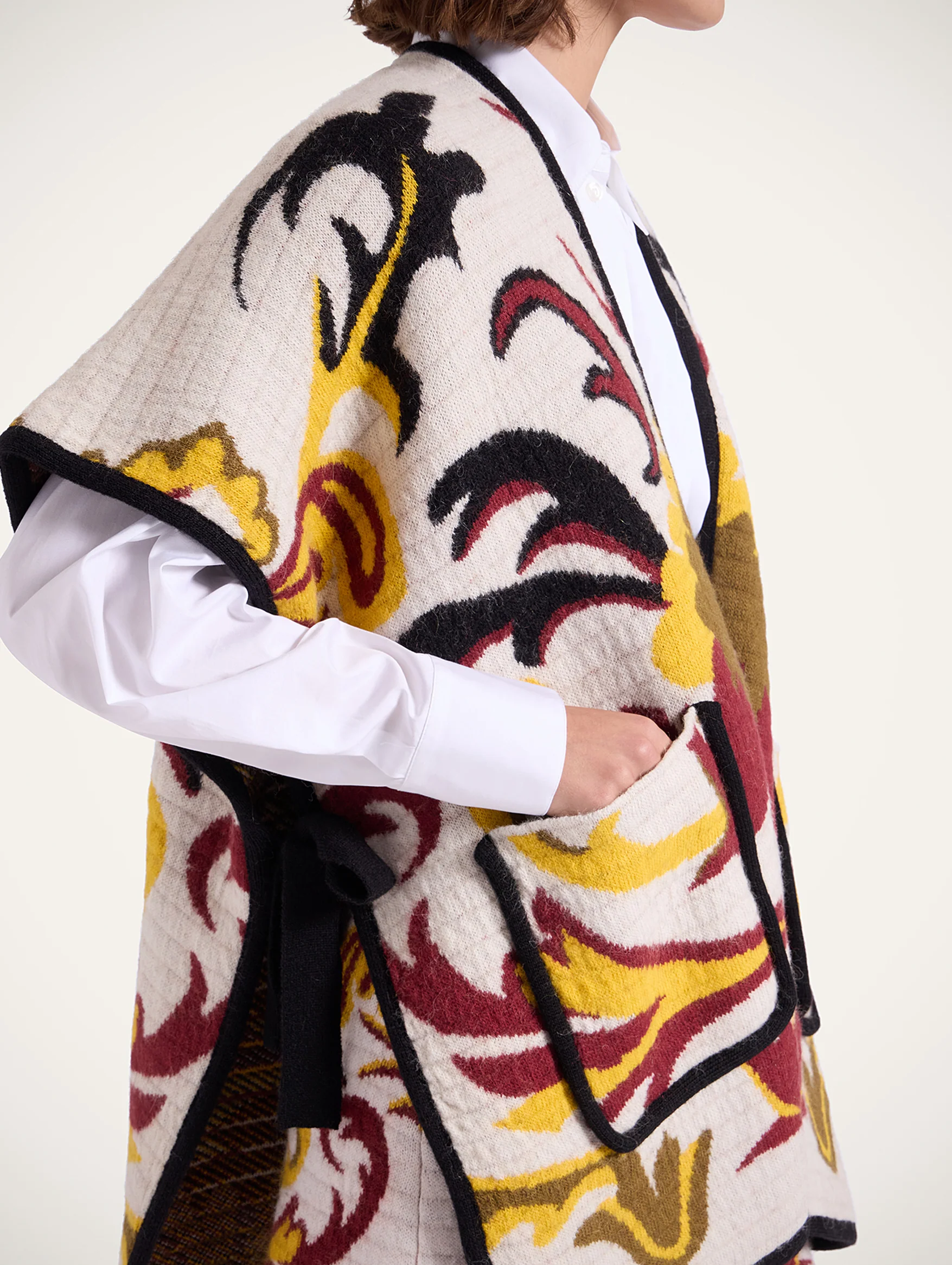 In My Power Knit Scarf Cape - Image 5