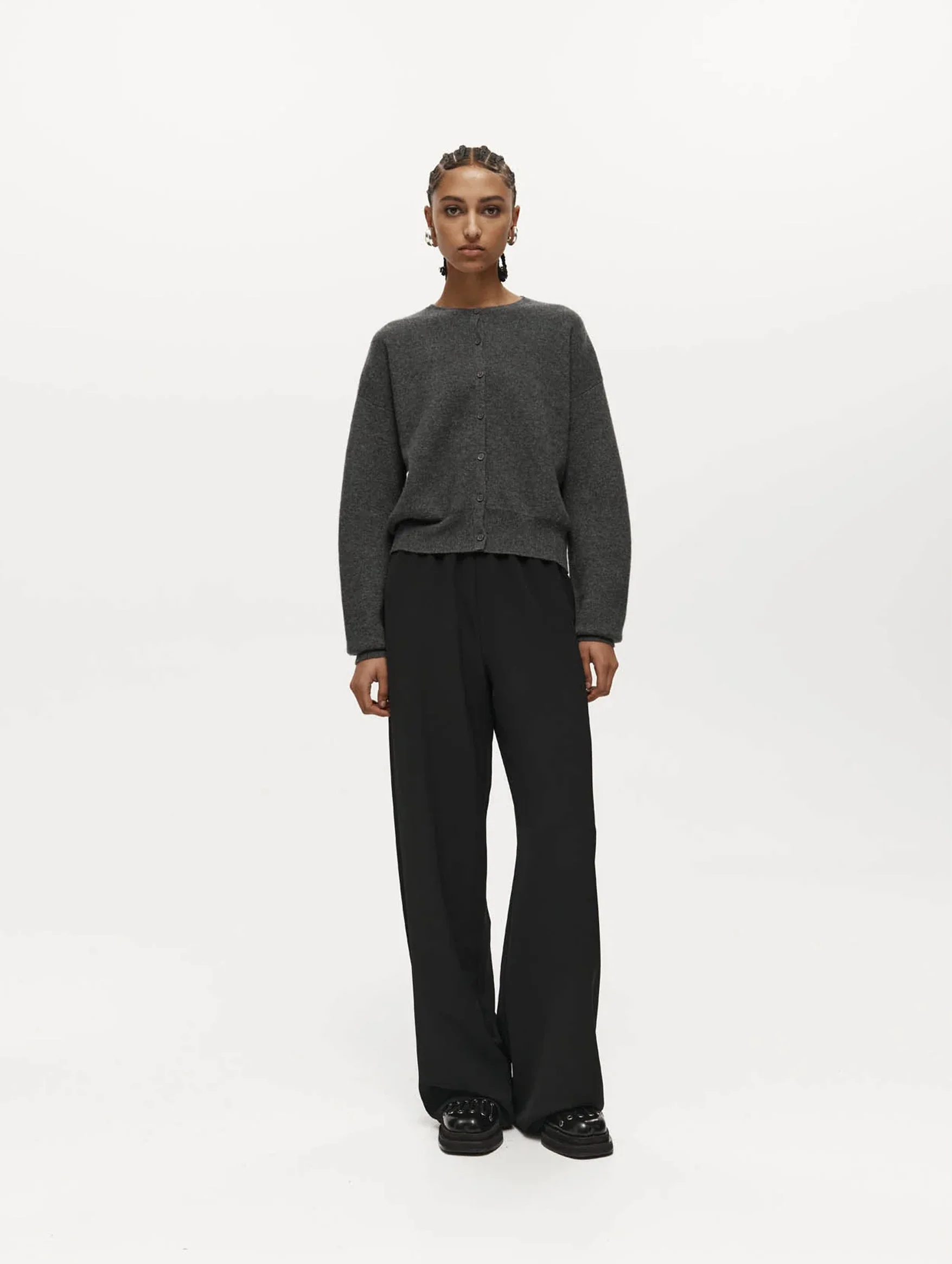 Irving Trouser in Black Suiting - Image 2
